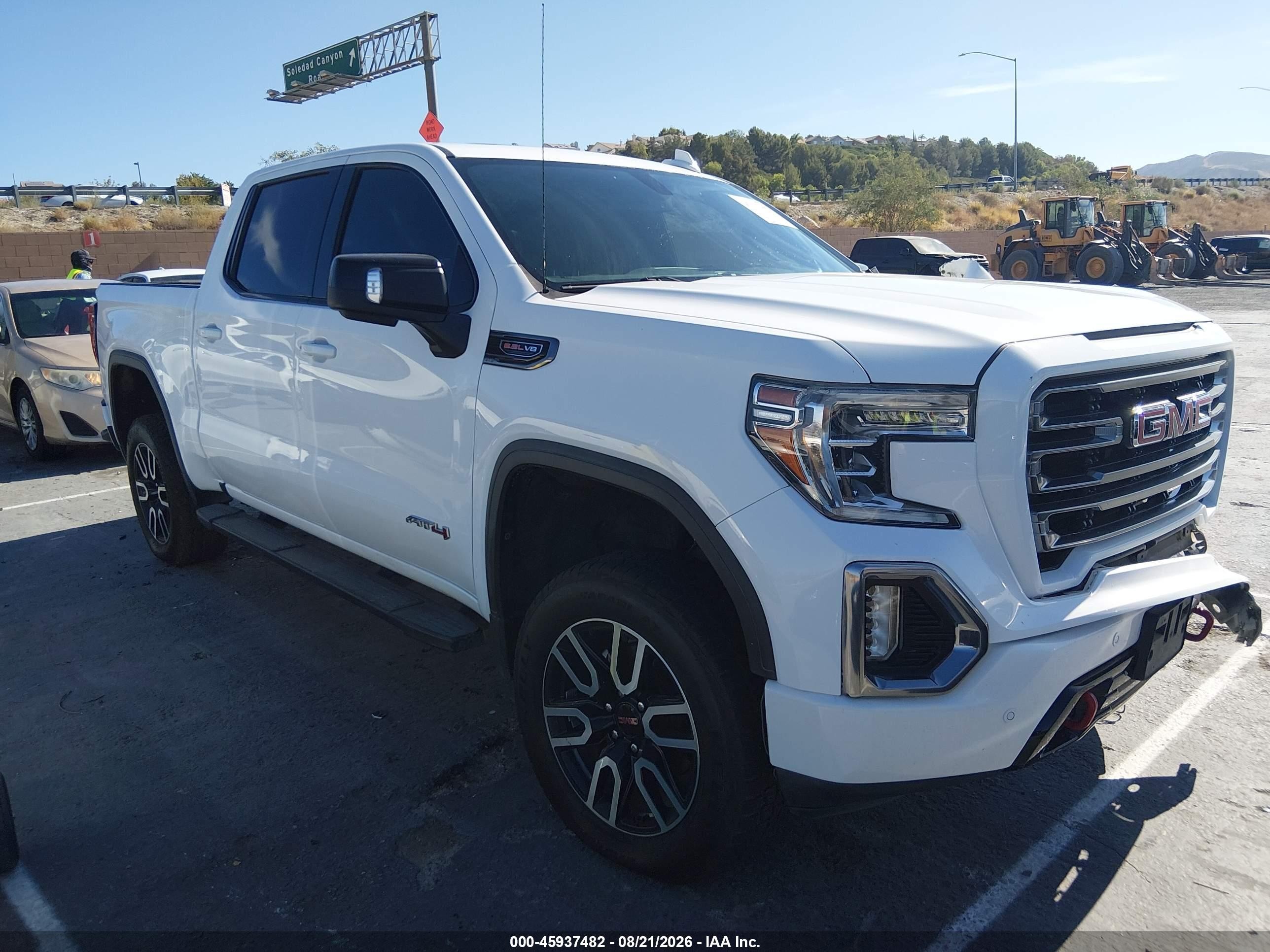 2020 GMC Sierra 1500 VIN 3GTP9EEL5LG115410 — IAAI salvage auction photo