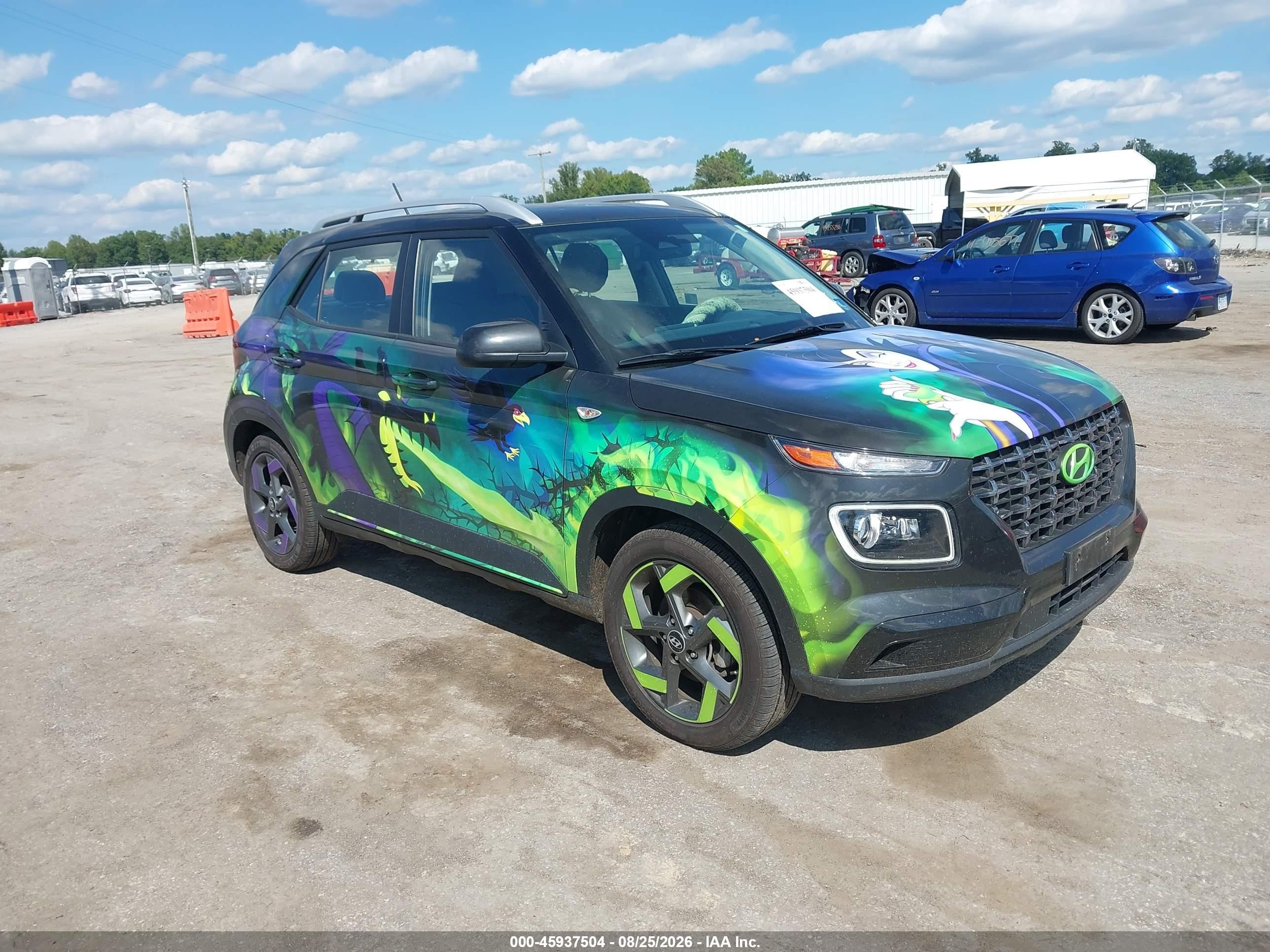 2024 Hyundai Venue VIN KMHRC8A38RU313238 — IAAI salvage auction photo