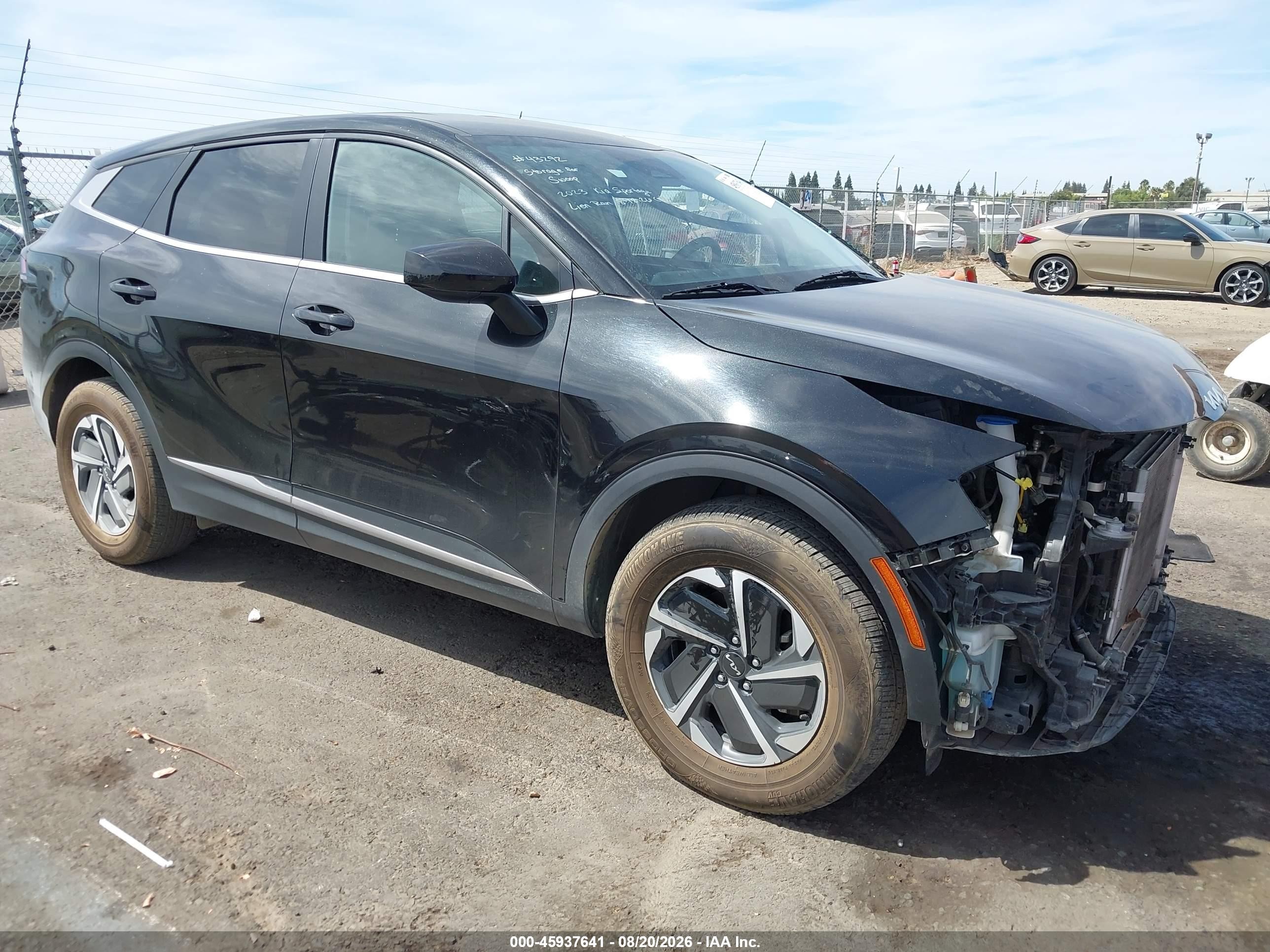 2023 Kia Sportage Hybrid VIN KNDPUCAG7P7016620 — IAAI salvage auction photo