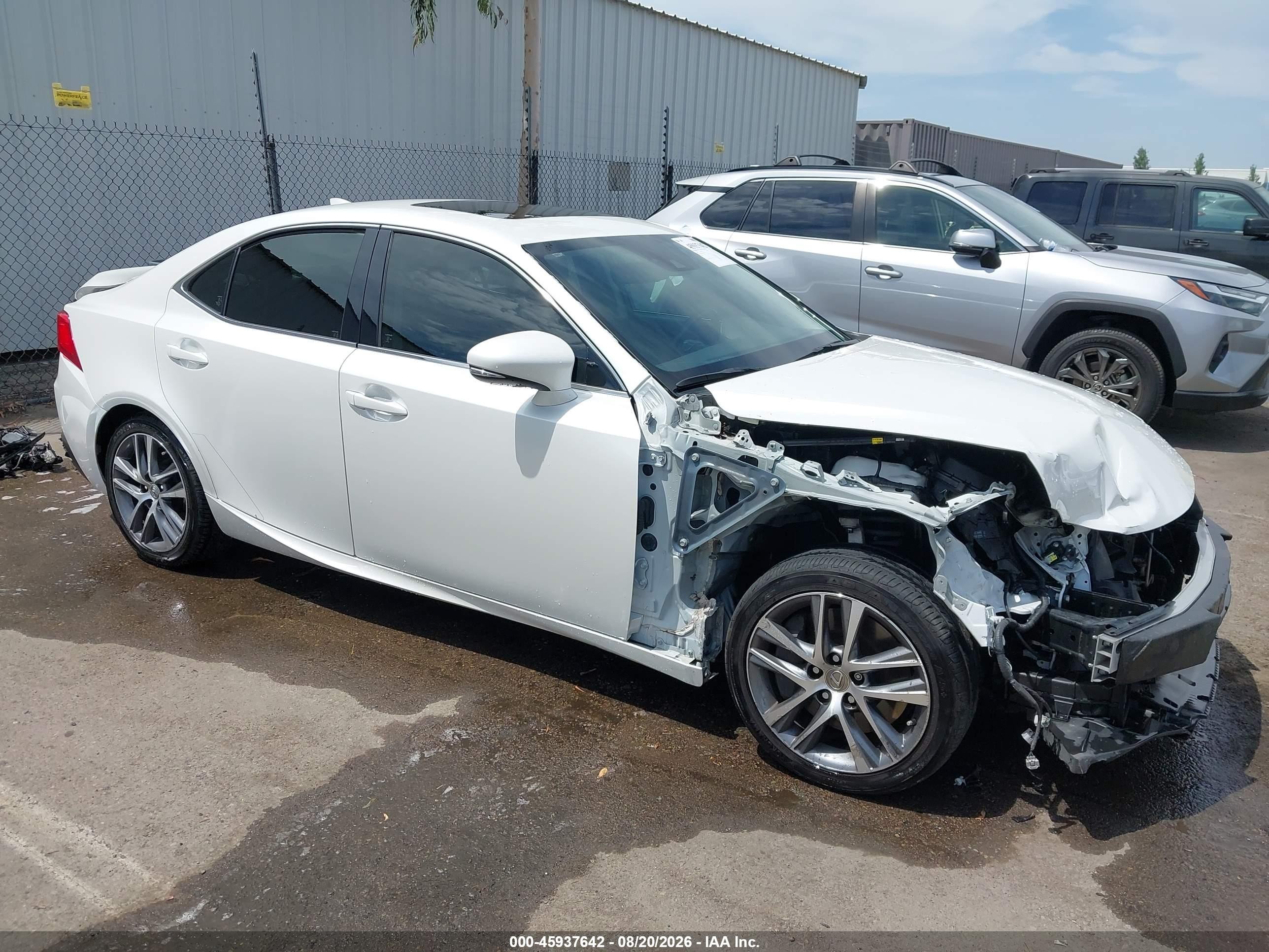 2020 Lexus IS 300 VIN JTHDA1D2XL5107501 — IAAI salvage auction photo