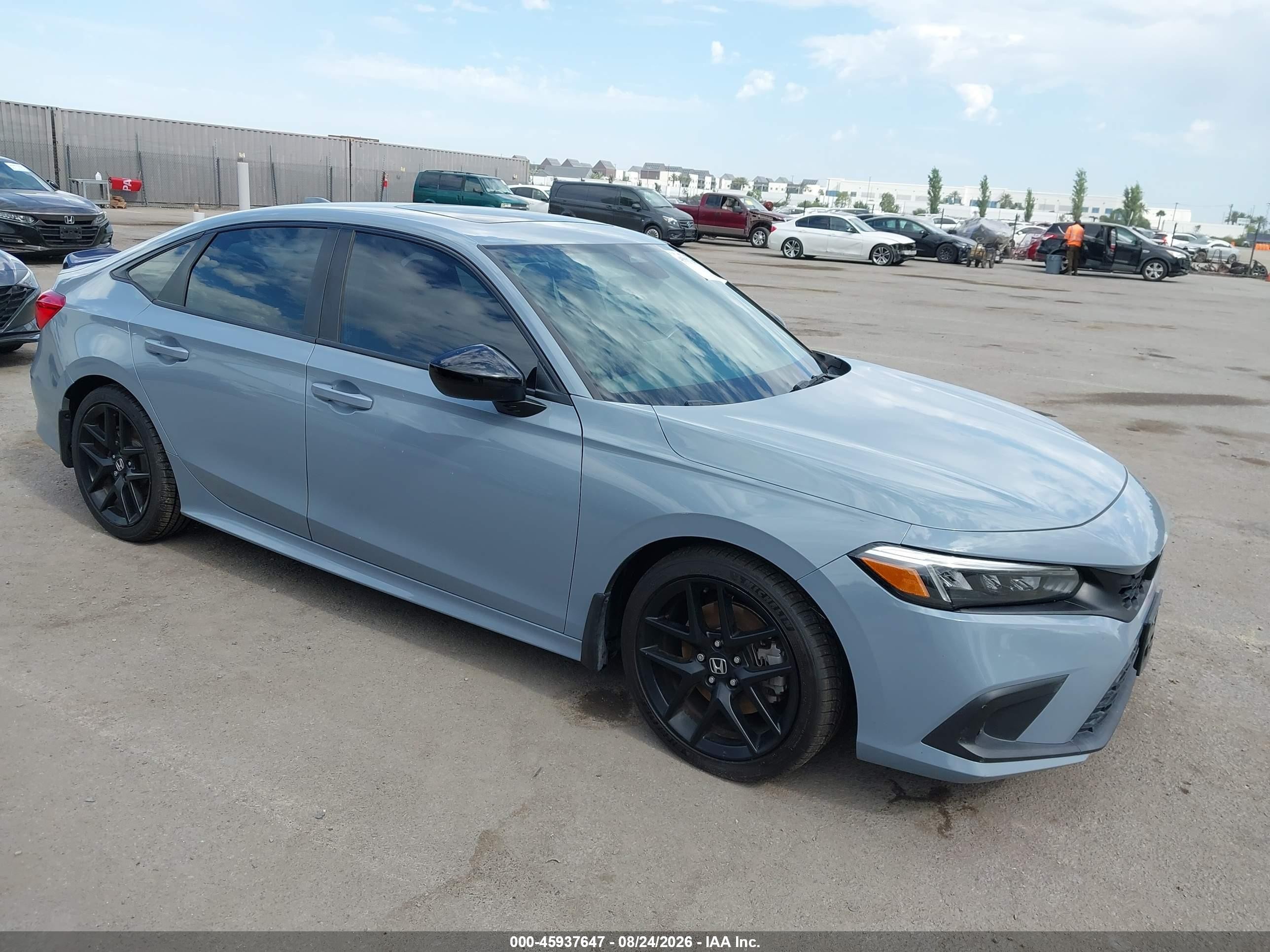 2022 Honda Civic VIN 2HGFE1E5XNH470451 — IAAI salvage auction photo