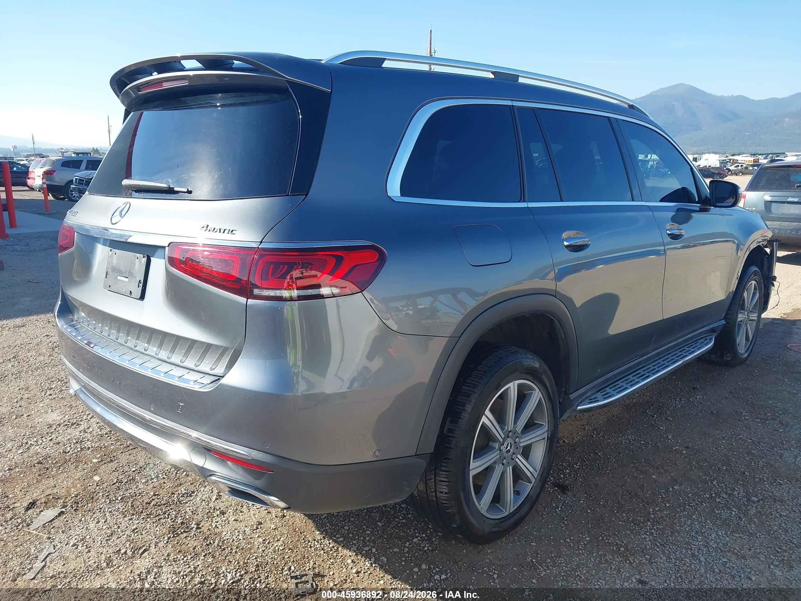 2020 Mercedes-Benz GLS-Class VIN 4JGFF5KE6LA210272 IAAI salvage auction — Front End, Salvage (Montana), sold $15,900 on 2026-09-18 (photo 4)