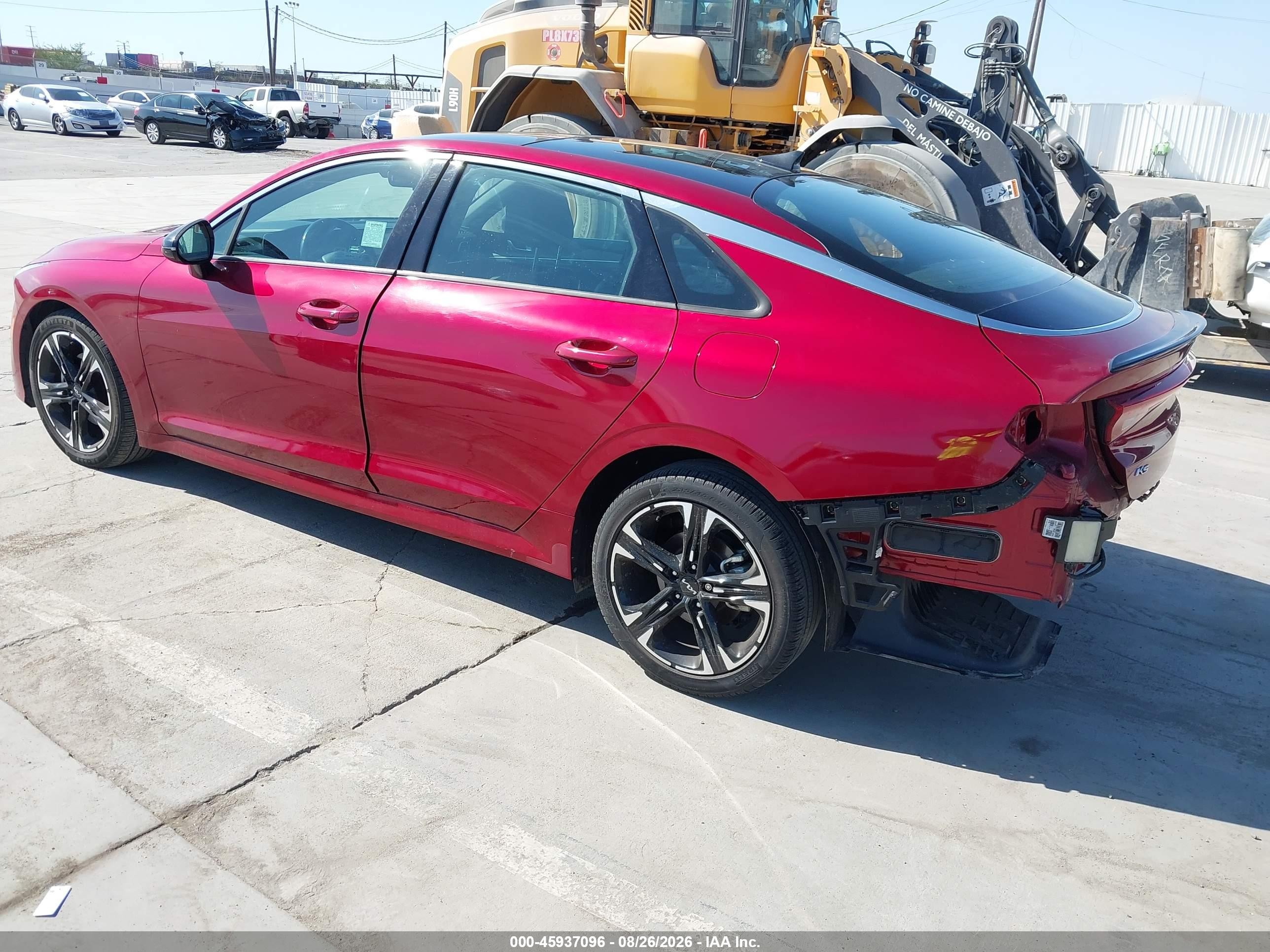 2022 Kia K5 VIN 5XXG64J28NG094459 IAAI salvage auction — Rear End, Salvage (California), sold $7,100 on 2026-09-24 (photo 3)