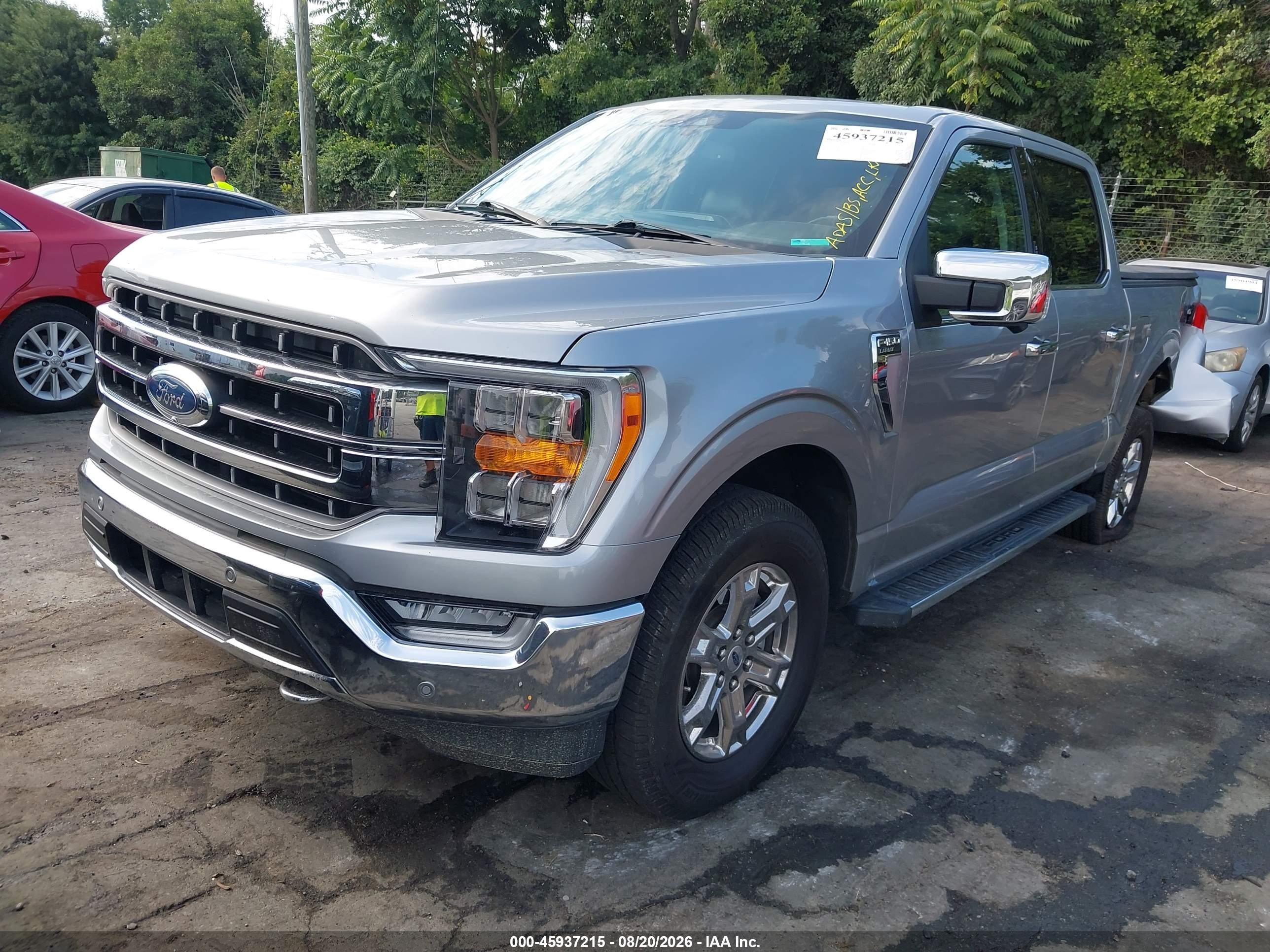 2021 Ford F-150 VIN 1FTFW1E81MKD71952 IAAI salvage auction — Rear End, Salvage (North Carolina), sold $11,600 on 2026-09-25 (photo 2)