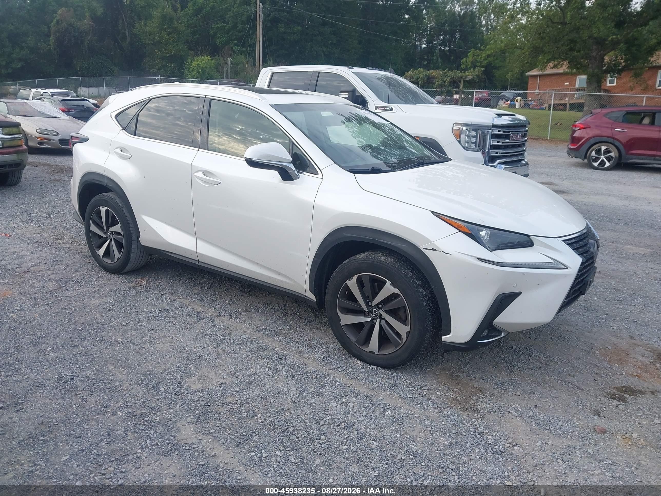 2018 Lexus NX 300 VIN JTJBARBZ0J2154183 — IAAI salvage auction photo
