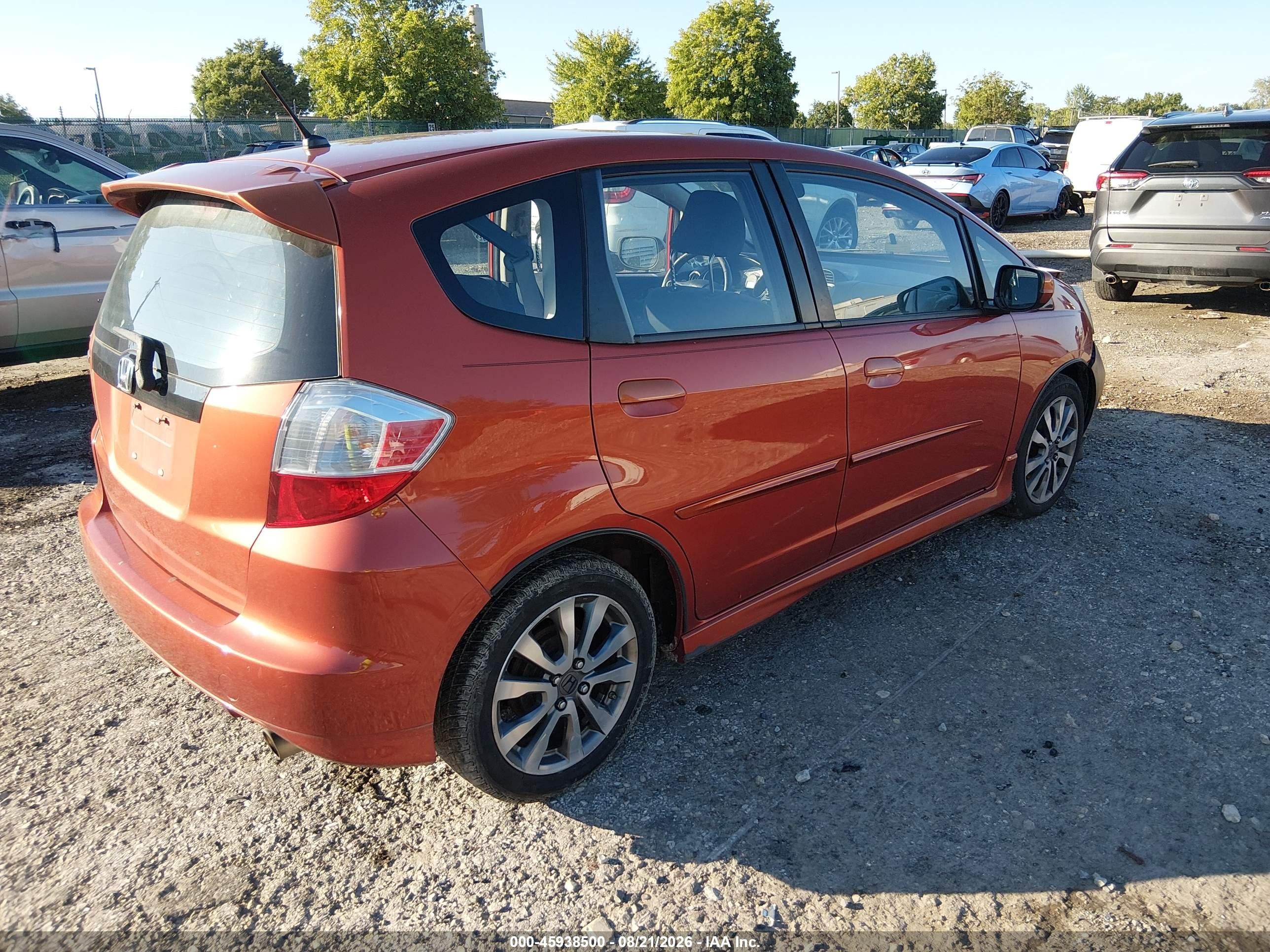 2012 Honda Fit VIN JHMGE8H57CC012744 IAAI salvage auction — Front End, Salvage (Pennsylvania), sold $1,150 on 2026-09-25 (photo 4)