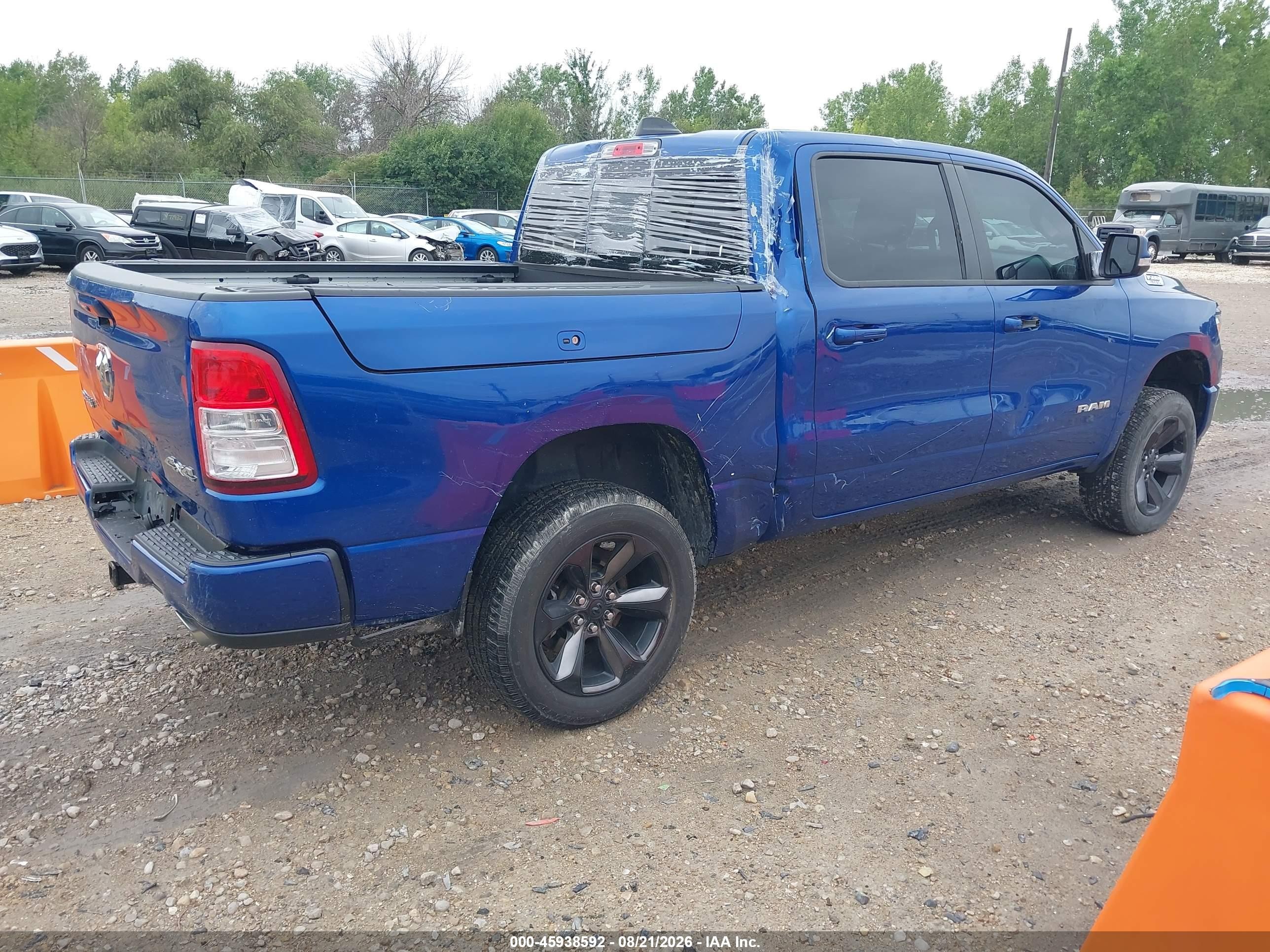 2019 Ram 1500 VIN 1C6SRFFT5KN827248 IAAI salvage auction — Storm Damage, Clear (Wisconsin), sold $8,975 on 2026-10-20 (photo 4)