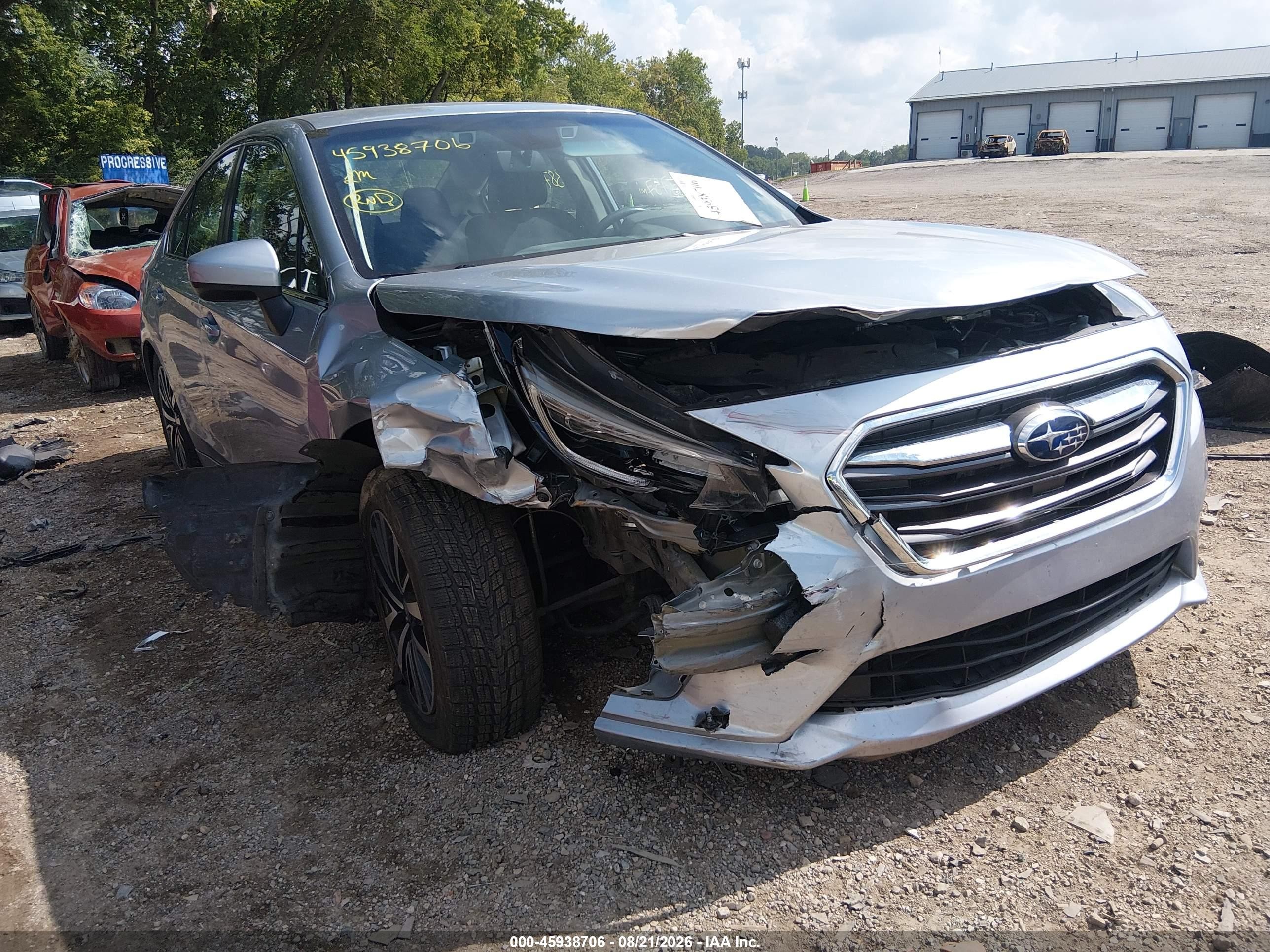 2019 Subaru LEGACY VIN 4S3BNAF66K3004065 IAAI salvage auction — Unknown, Wait Title, sold $1,350 on 2026-09-22 (photo 1)