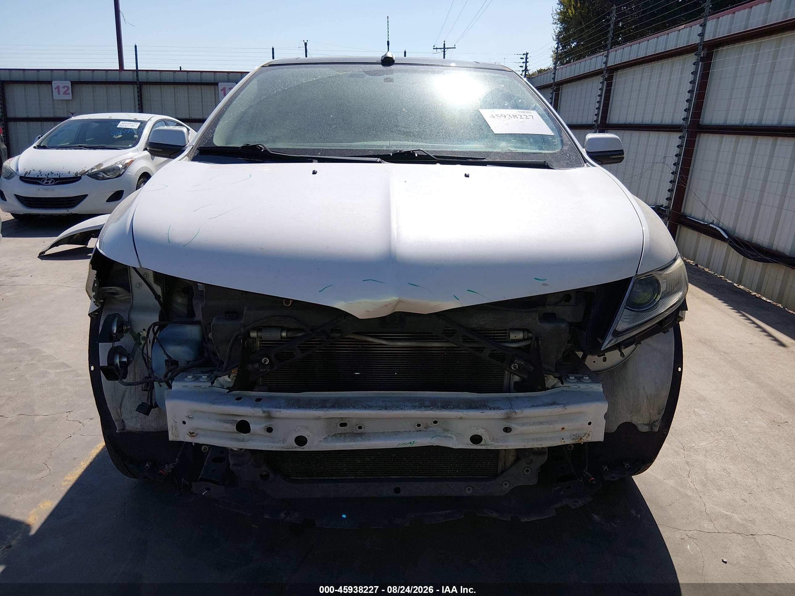 2013 Lincoln MKX VIN 2LMDJ6JK1DBL14570 IAAI salvage auction — Front End, Original (Texas), sold $1,300 on 2026-09-19 (photo 6)