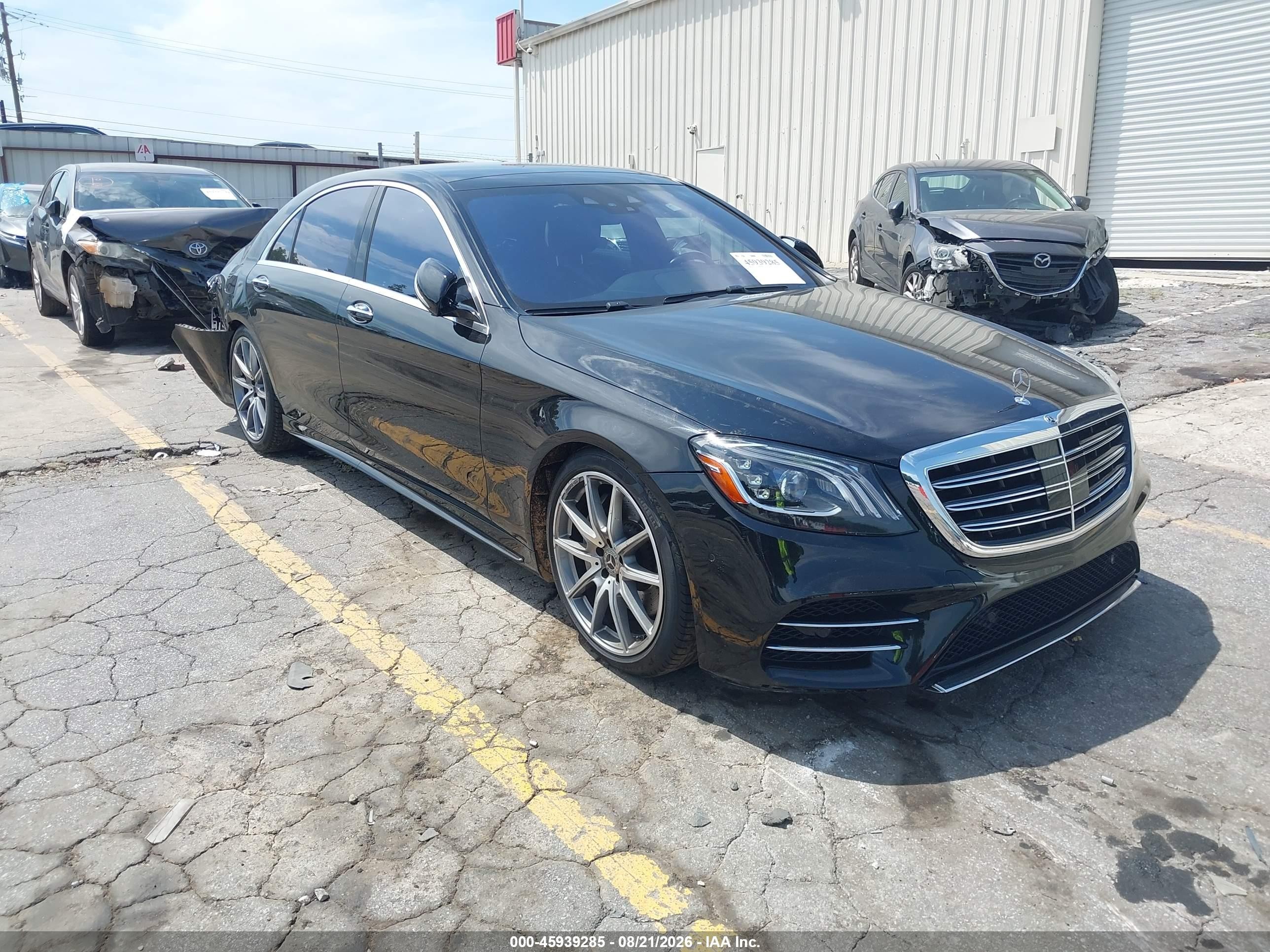 2019 Mercedes-Benz S-Class VIN WDDUG8DB3KA425674 — IAAI salvage auction photo