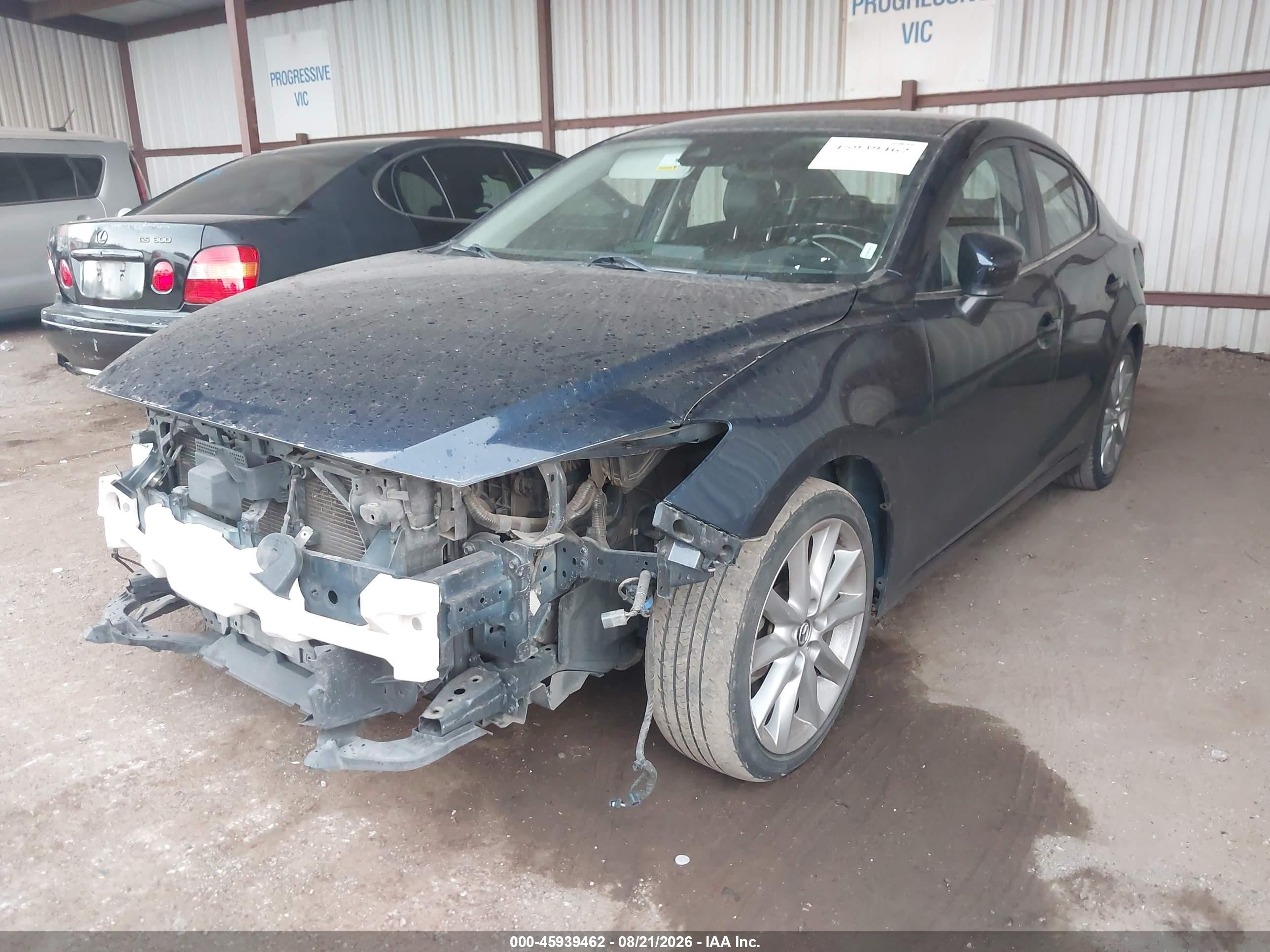 2017 Mazda 3 VIN JM1BN1V78H1109172 IAAI salvage auction — Front End, Clear (Oklahoma), sold $1,950 on 2026-09-29 (photo 2)