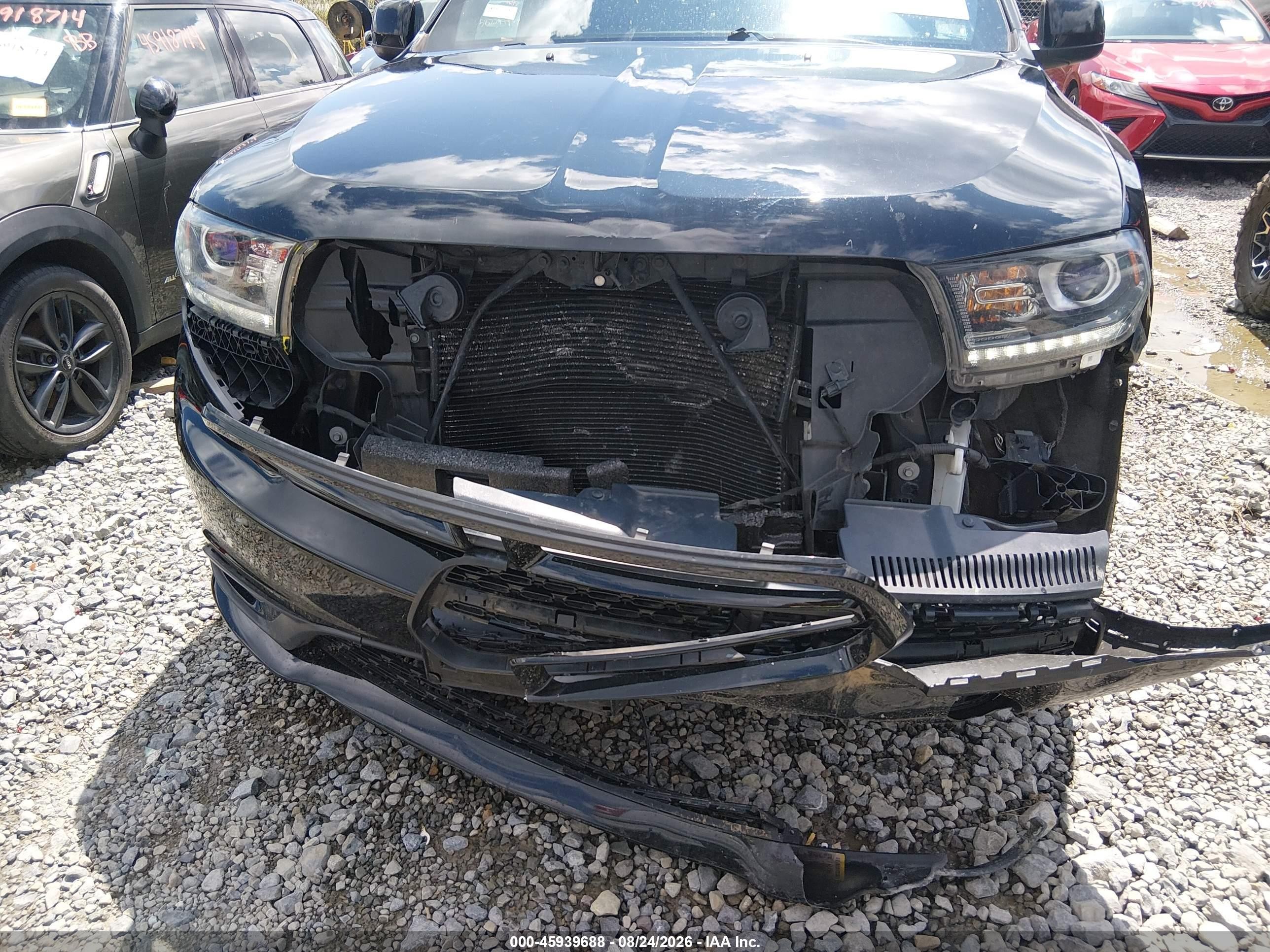 2019 Dodge Durango VIN 1C4RDJAG2KC821308 IAAI salvage auction — Front End, Salvage (Virginia), sold $3,400 on 2026-10-02 (photo 6)