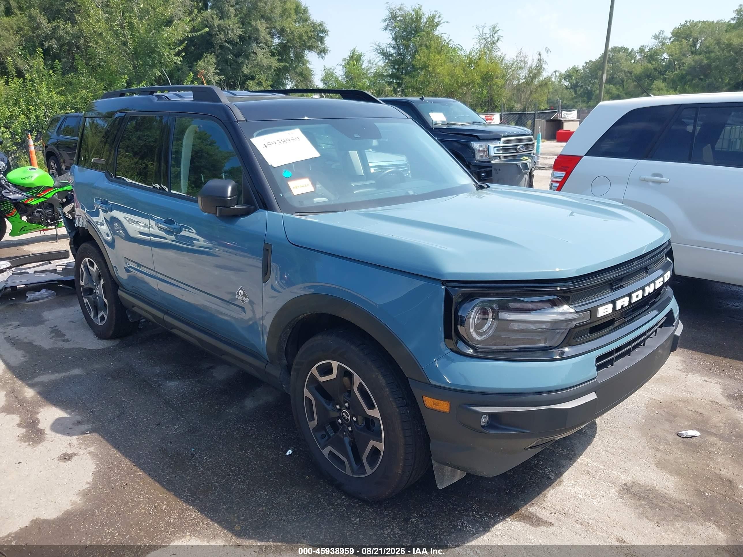 2021 Ford Bronco Sport VIN 3FMCR9C60MRA73703 — IAAI salvage auction photo