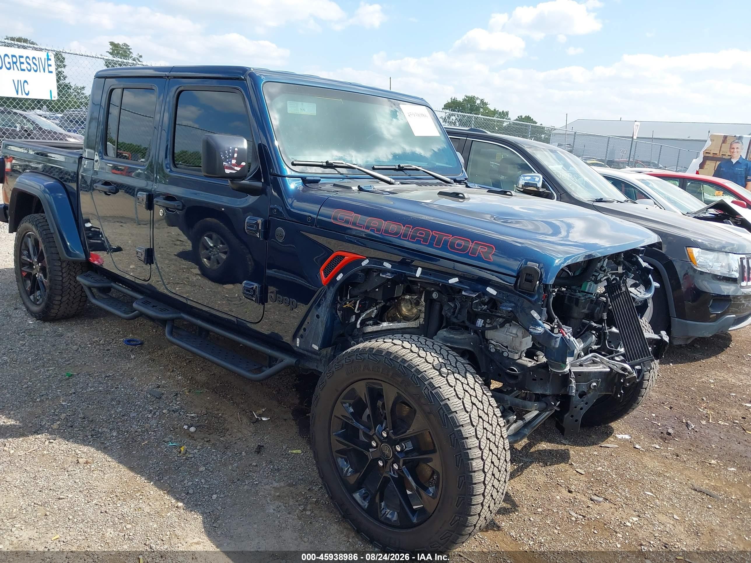 2025 Jeep Gladiator VIN 1C6PJTAG7SL513280 — IAAI salvage auction photo
