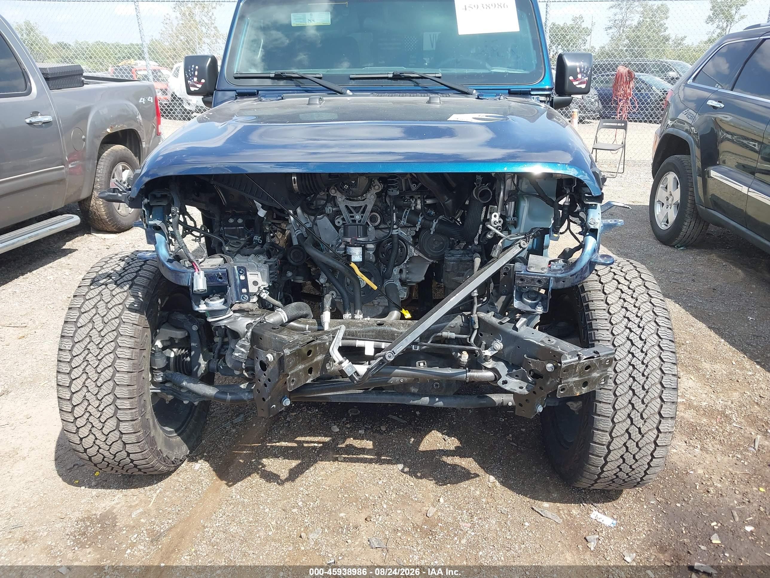 2025 Jeep Gladiator VIN 1C6PJTAG7SL513280 IAAI salvage auction — Front End, Salvage (Ohio), sold $9,800 on 2026-09-19 (photo 6)