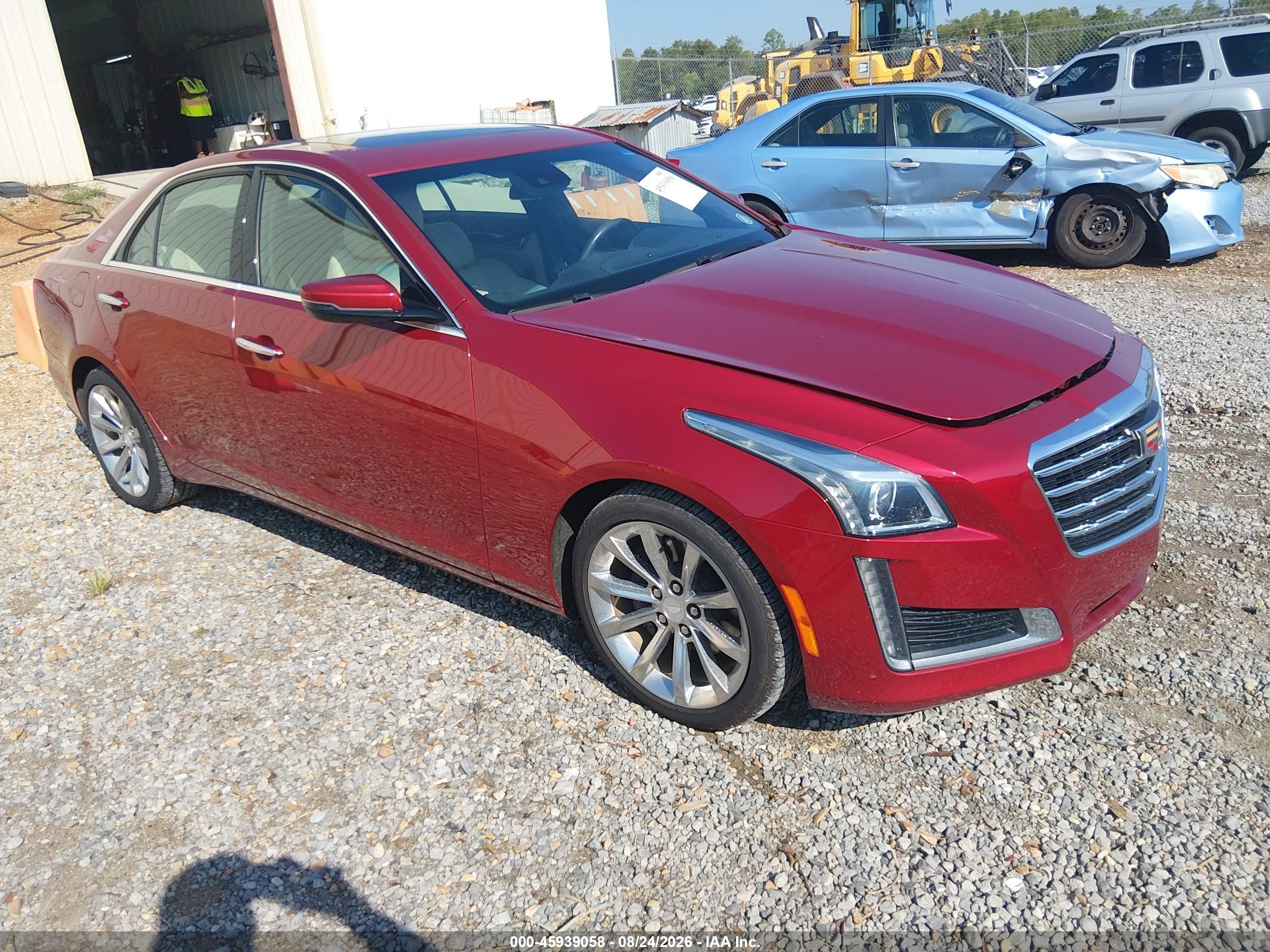 2019 Cadillac CTS VIN 1G6AR5SX2K0144415 IAAI salvage auction — Front End, Salvage (Mississippi), sold $4,500 on 2026-09-13 (photo 1)
