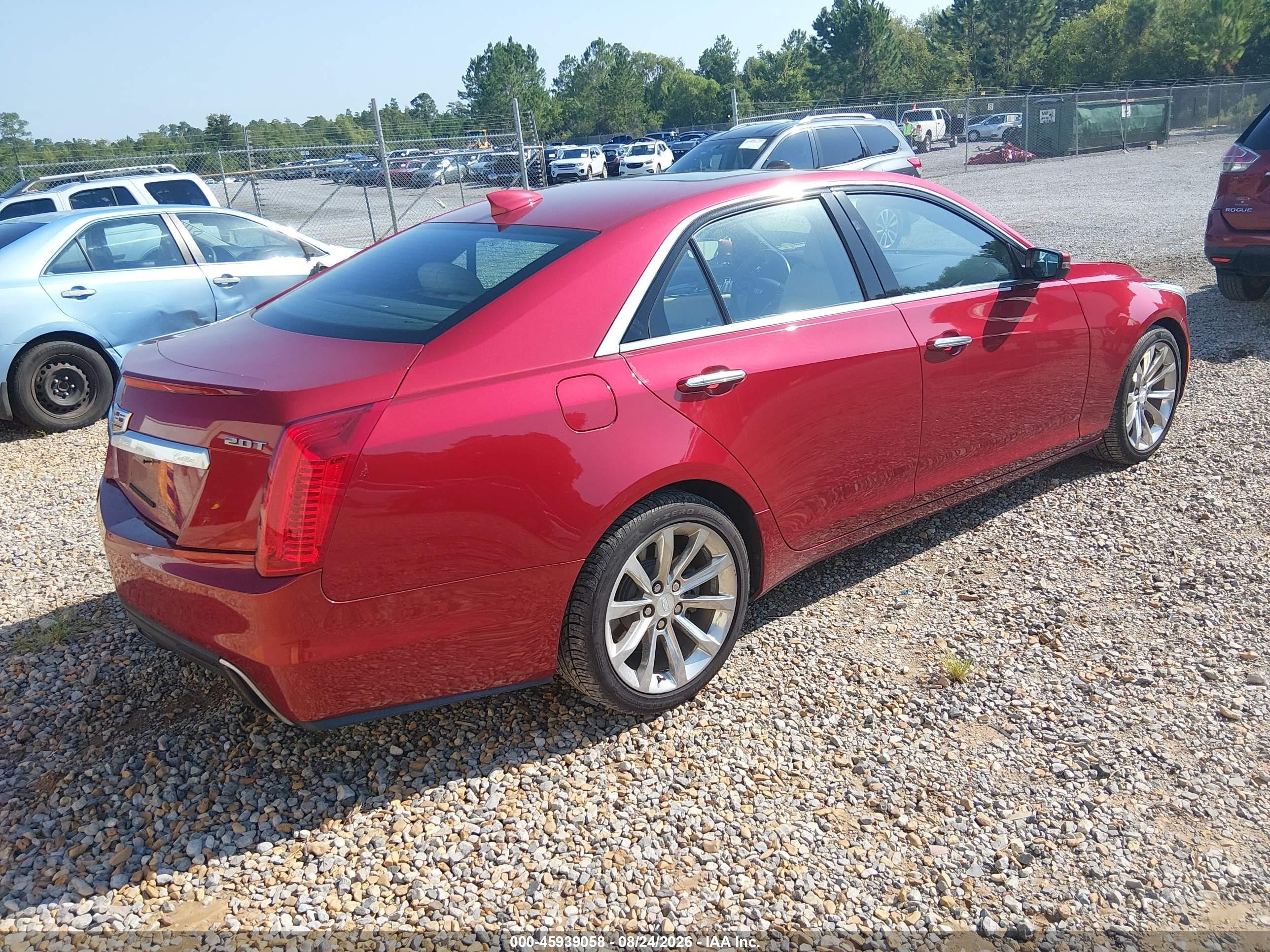 2019 Cadillac CTS VIN 1G6AR5SX2K0144415 IAAI salvage auction — Front End, Salvage (Mississippi), sold $4,500 on 2026-09-13 (photo 4)
