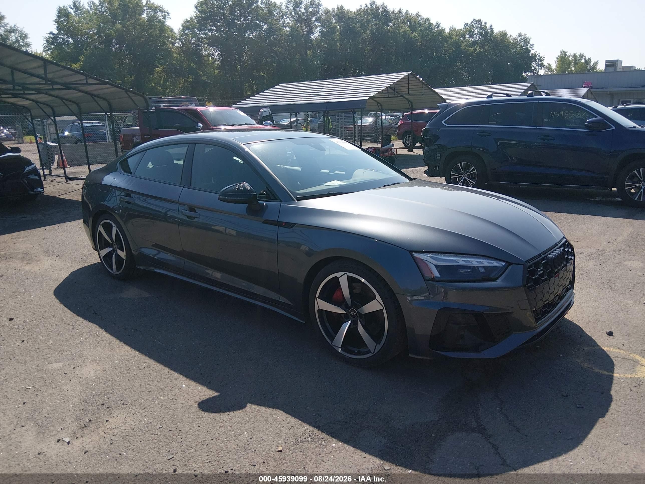 2024 Audi A5 Sportback VIN WAUFACF59RA036107 — IAAI salvage auction photo