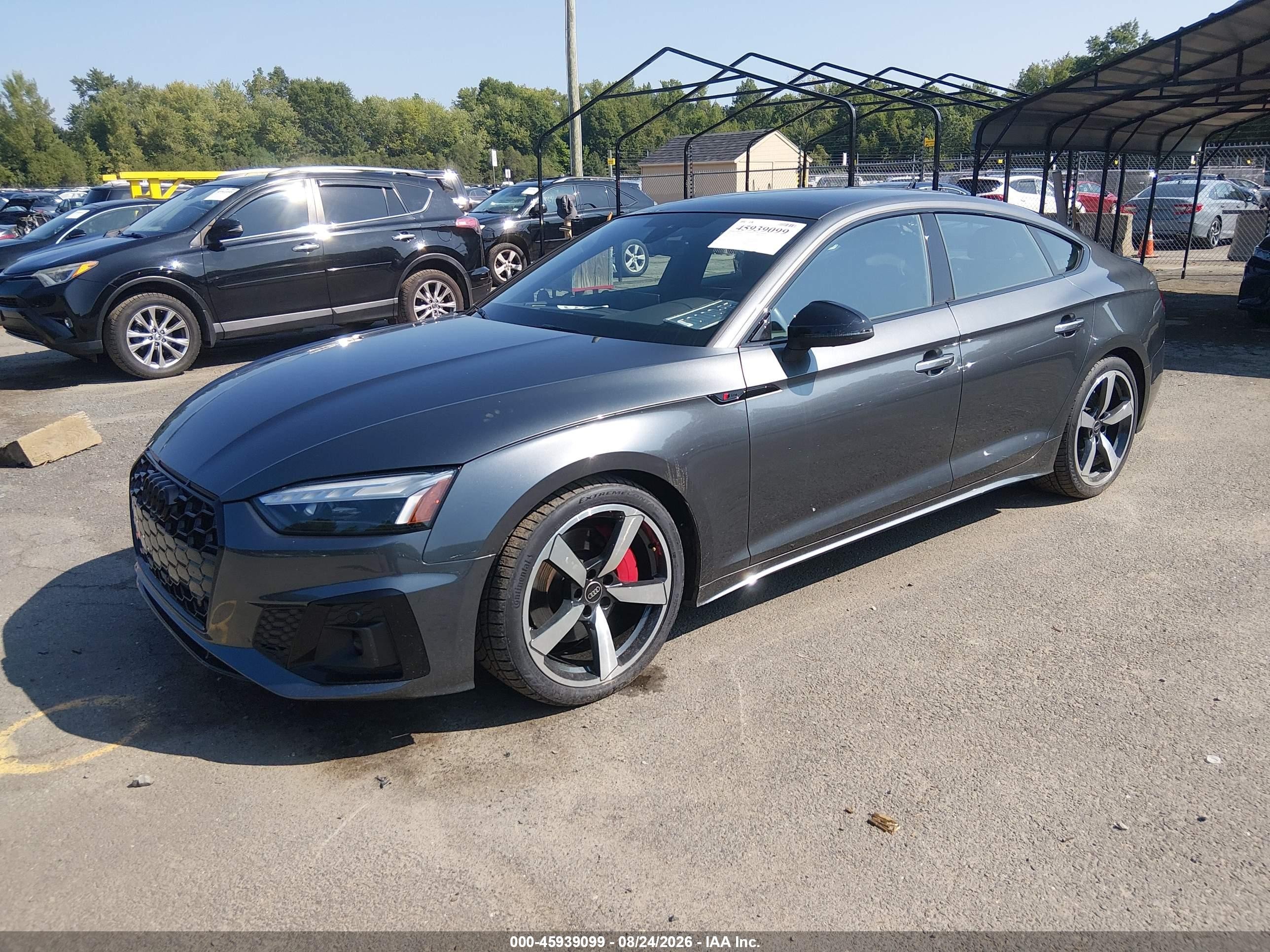 2024 Audi A5 VIN WAUFACF59RA036107 IAAI salvage auction — Undercarriage, Salvage (Connecticut), sold $17,300 on 2026-09-25 (photo 2)
