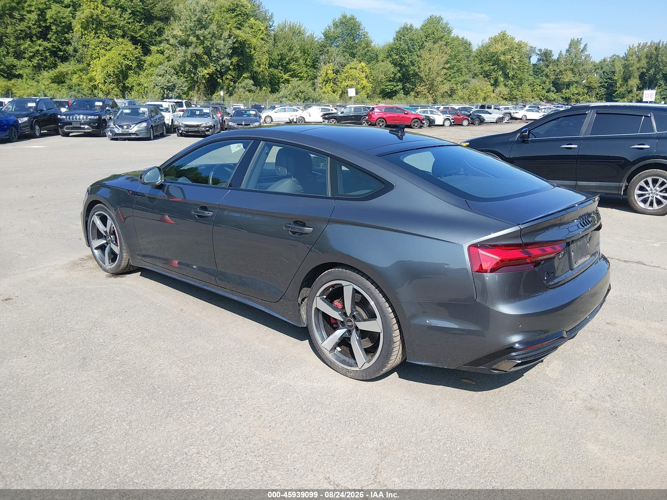 2024 Audi A5 VIN WAUFACF59RA036107 IAAI salvage auction — Undercarriage, Salvage (Connecticut), sold $17,300 on 2026-09-25 (photo 3)