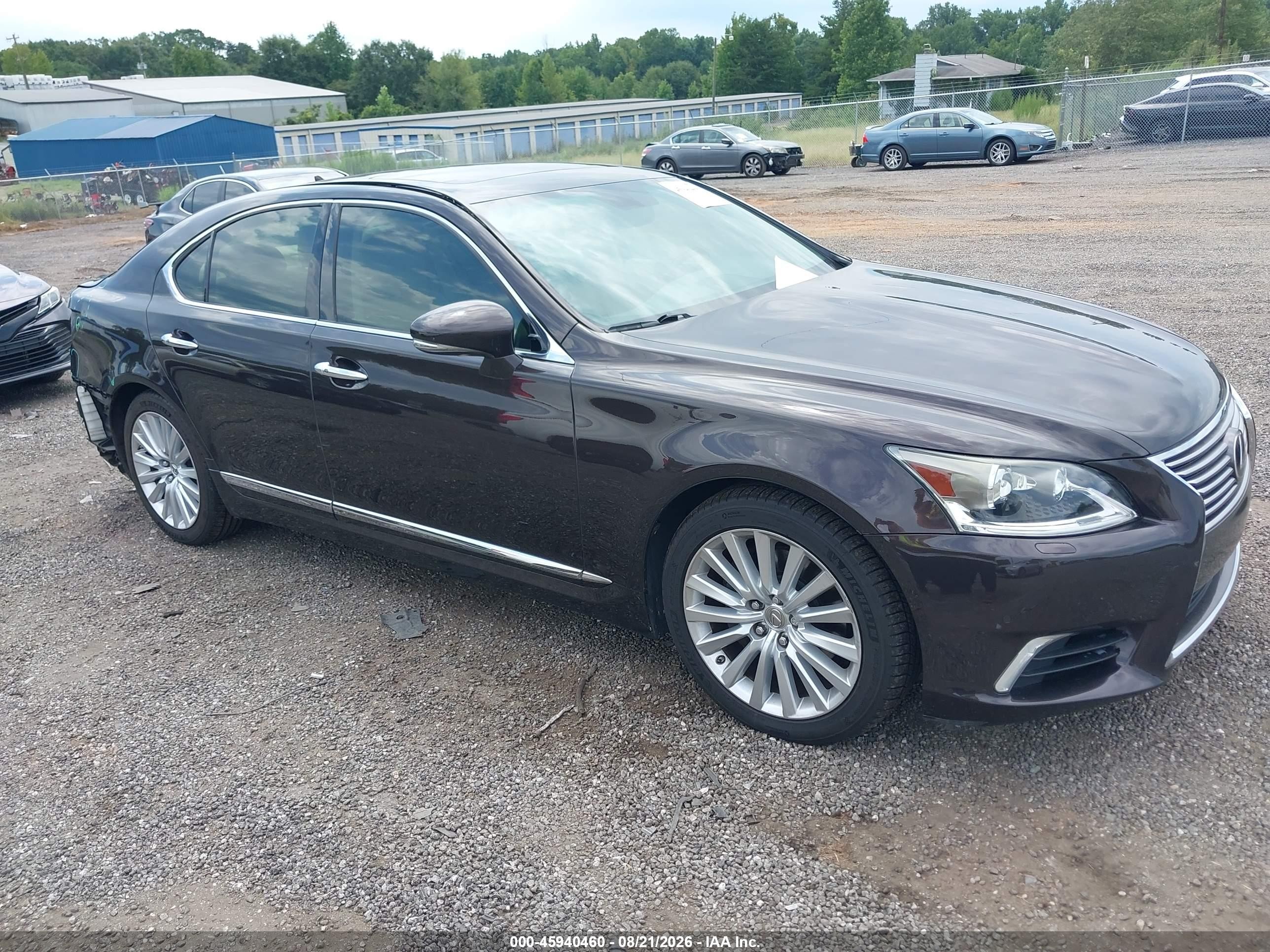 2013 Lexus Ls VIN JTHBL5EF9D5117514 IAAI salvage auction — Rear End, Clear (South Carolina), sold $5,200 on 2026-09-16 (photo 1)