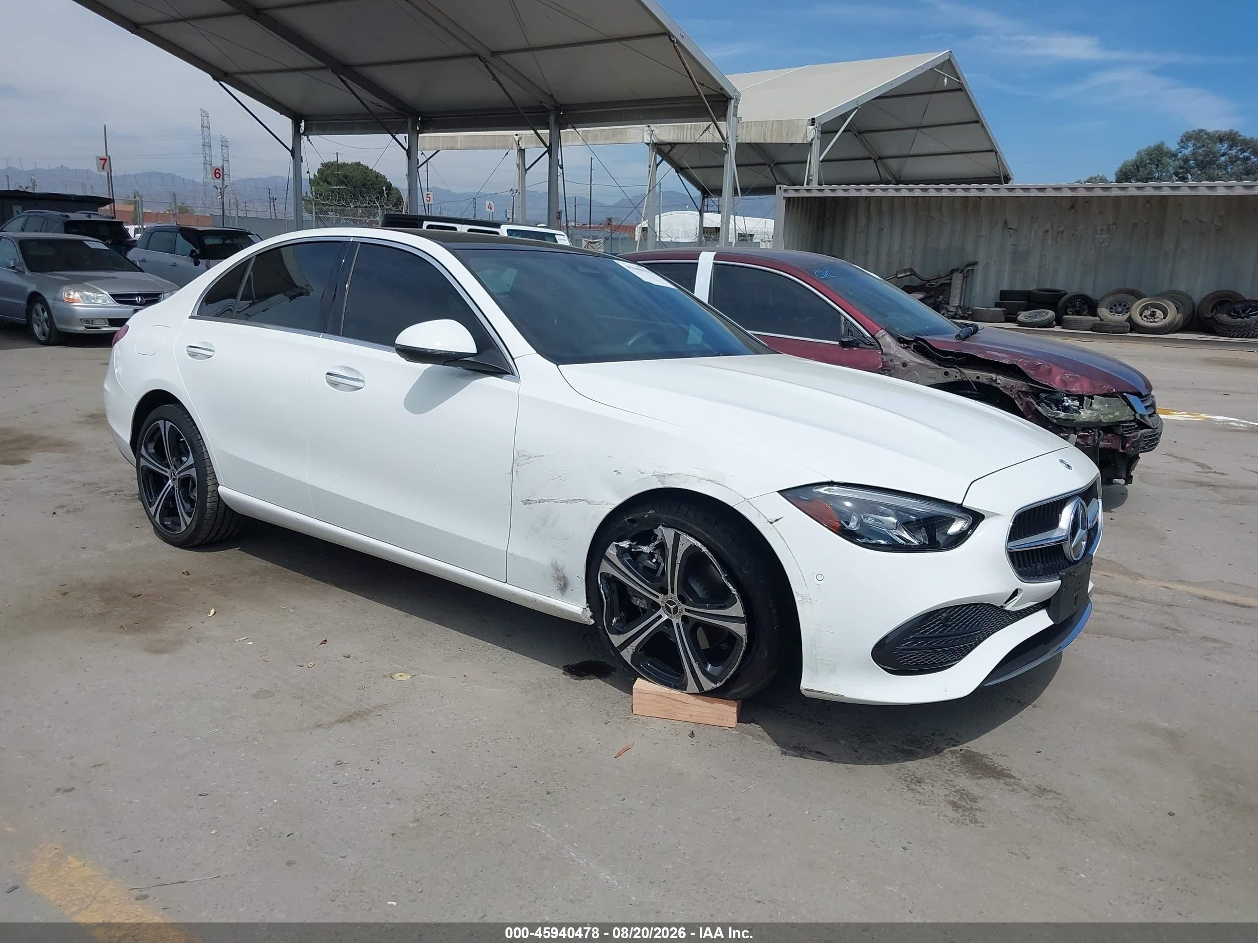 2026 Mercedes-Benz C-Class VIN W1KAF4GB3TR322901 — IAAI salvage auction photo
