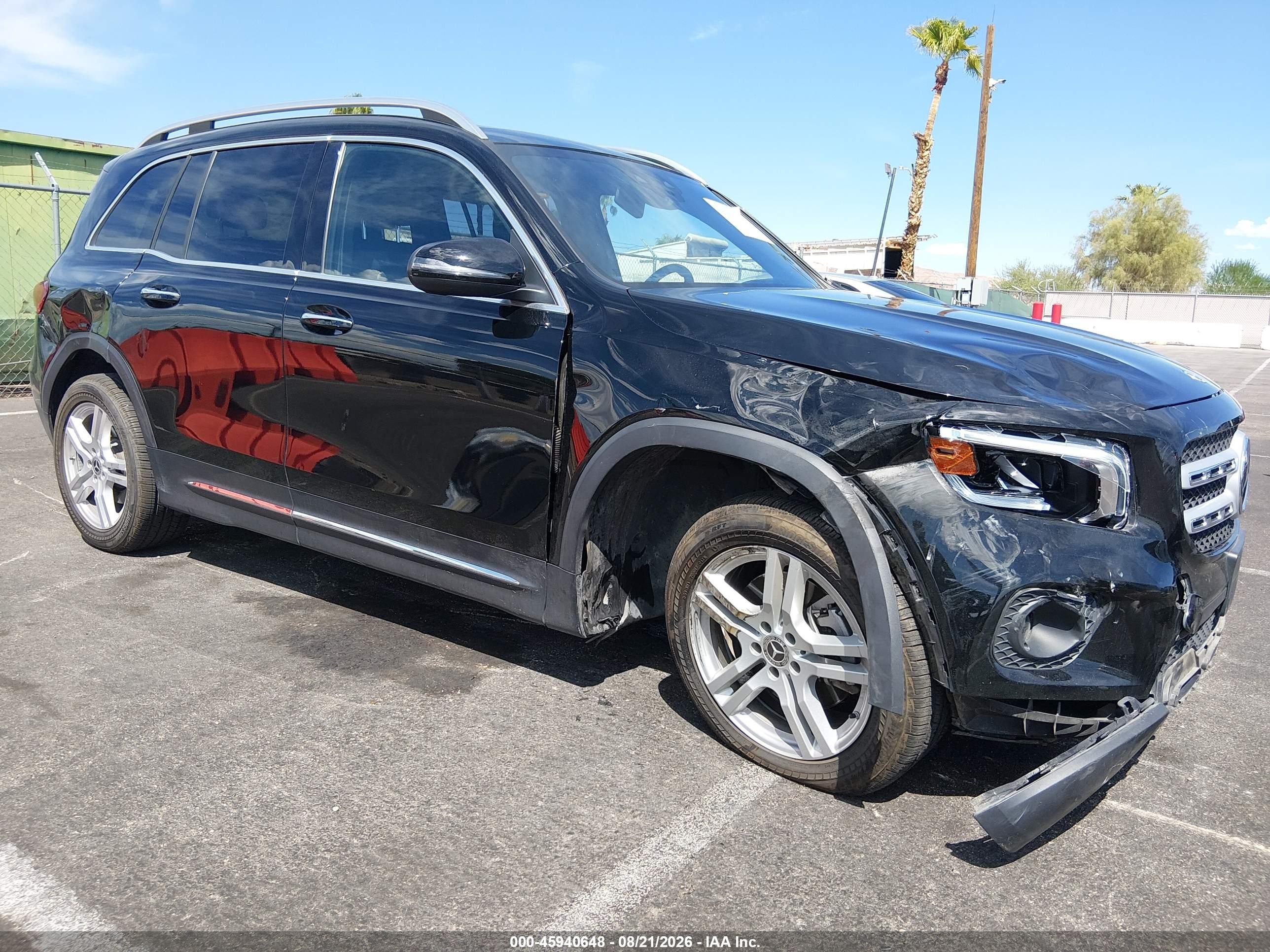 2023 Mercedes-Benz GLB-Class VIN W1N4M4HB7PW334948 — IAAI salvage auction photo