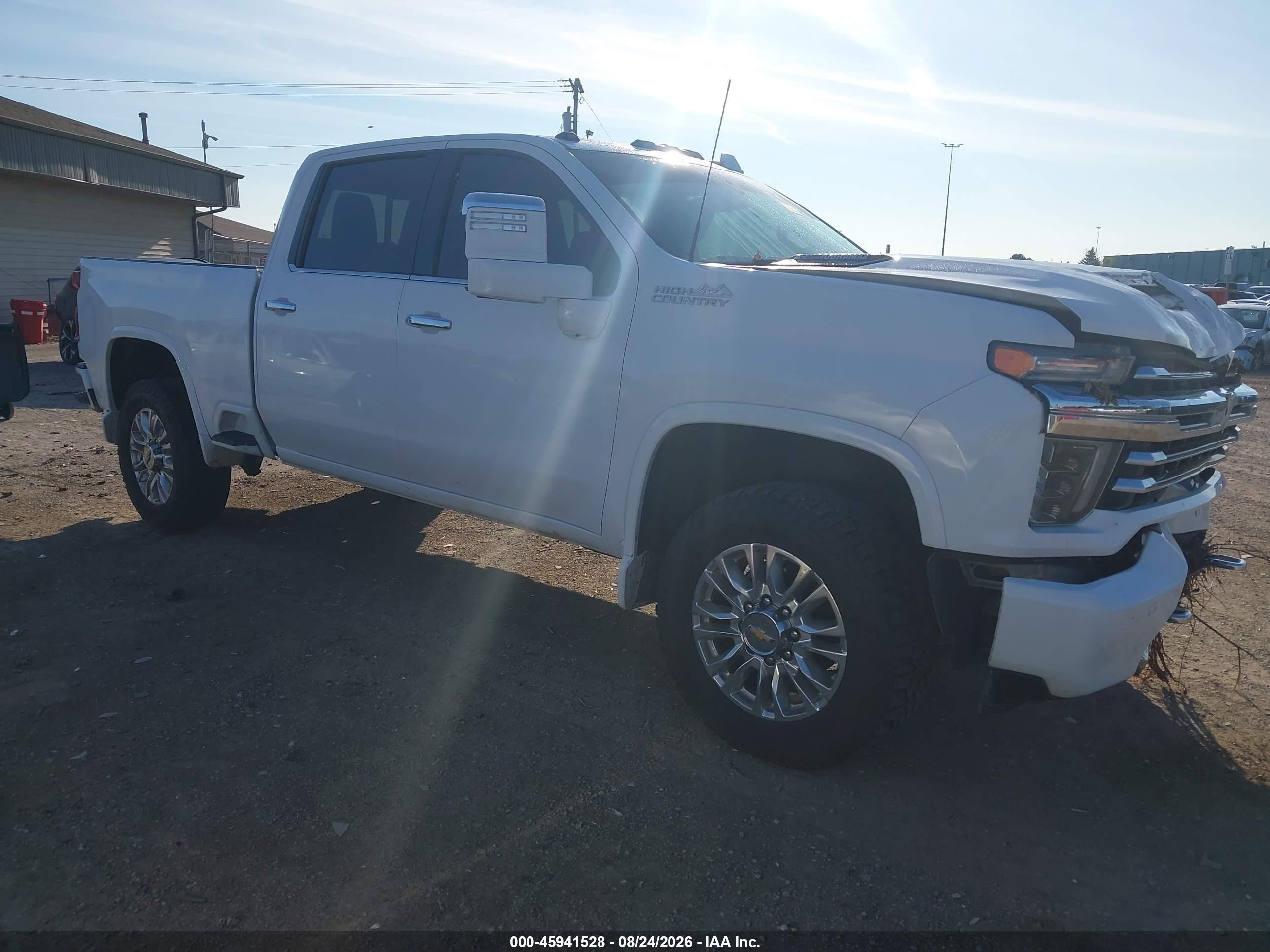 2021 Chevrolet Silverado 2500 VIN 1GC4YREY9MF177436 — IAAI salvage auction photo