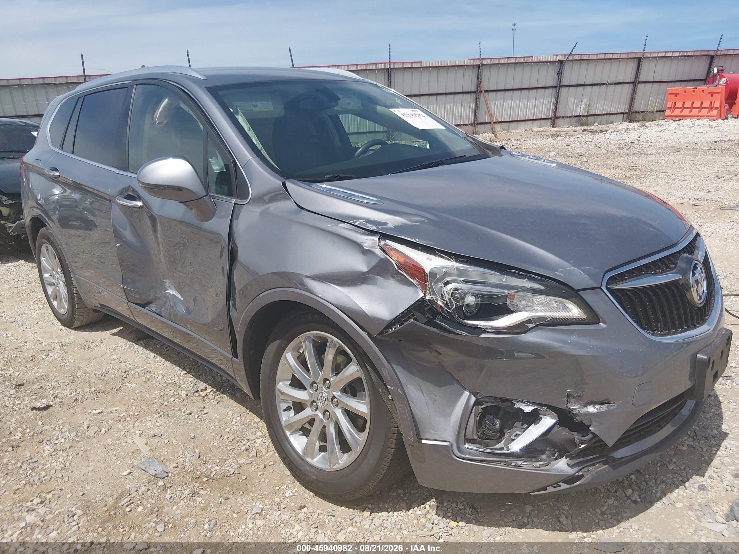 2019 Buick Envision VIN LRBFXCSA8KD008158 IAAI salvage auction — Side, Wait Title, sold $2,500 on 2026-09-20 (photo 6)