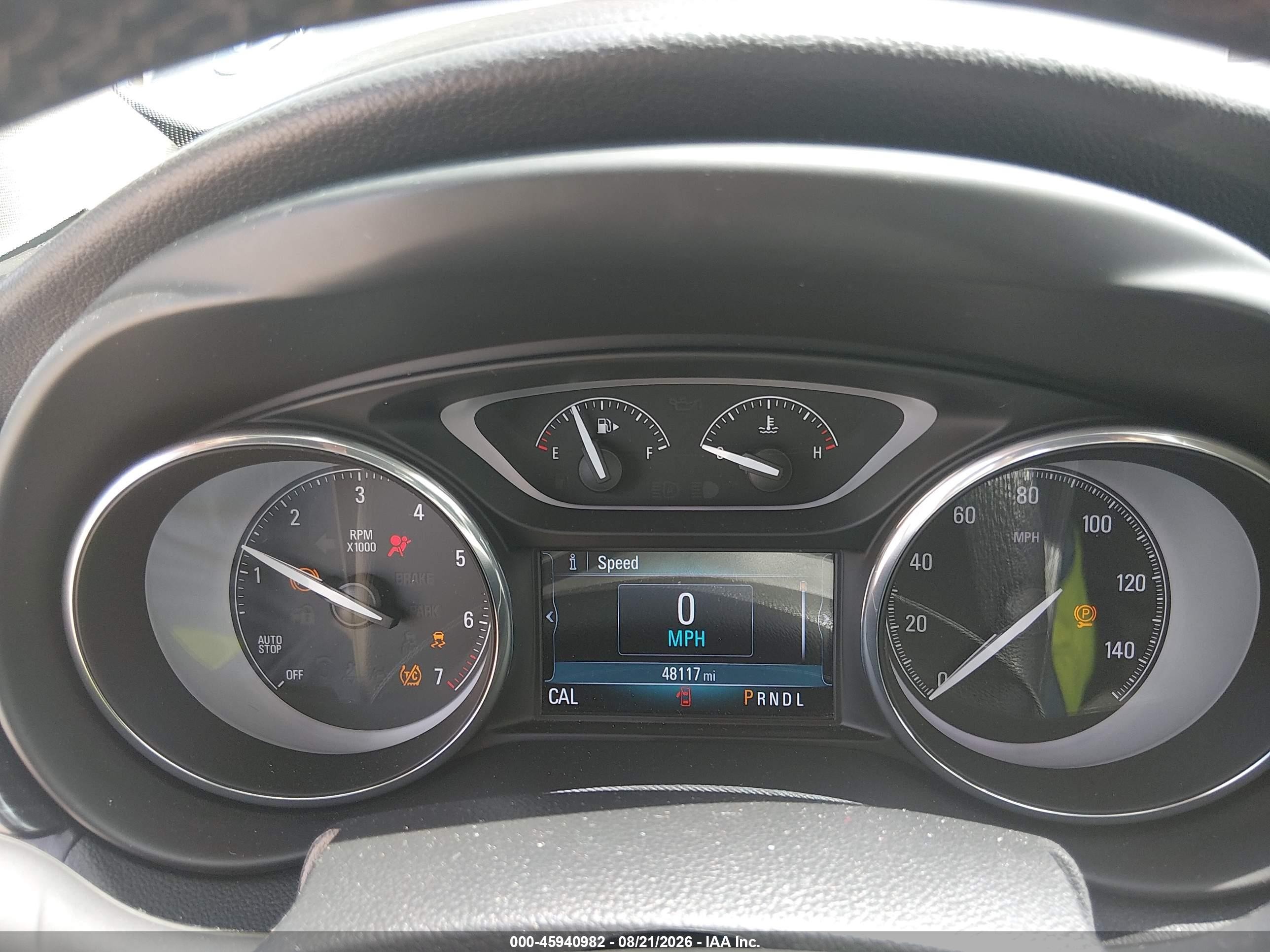2019 Buick Envision VIN LRBFXCSA8KD008158 IAAI salvage auction — Side, Wait Title, sold $2,500 on 2026-09-20 (photo 7)