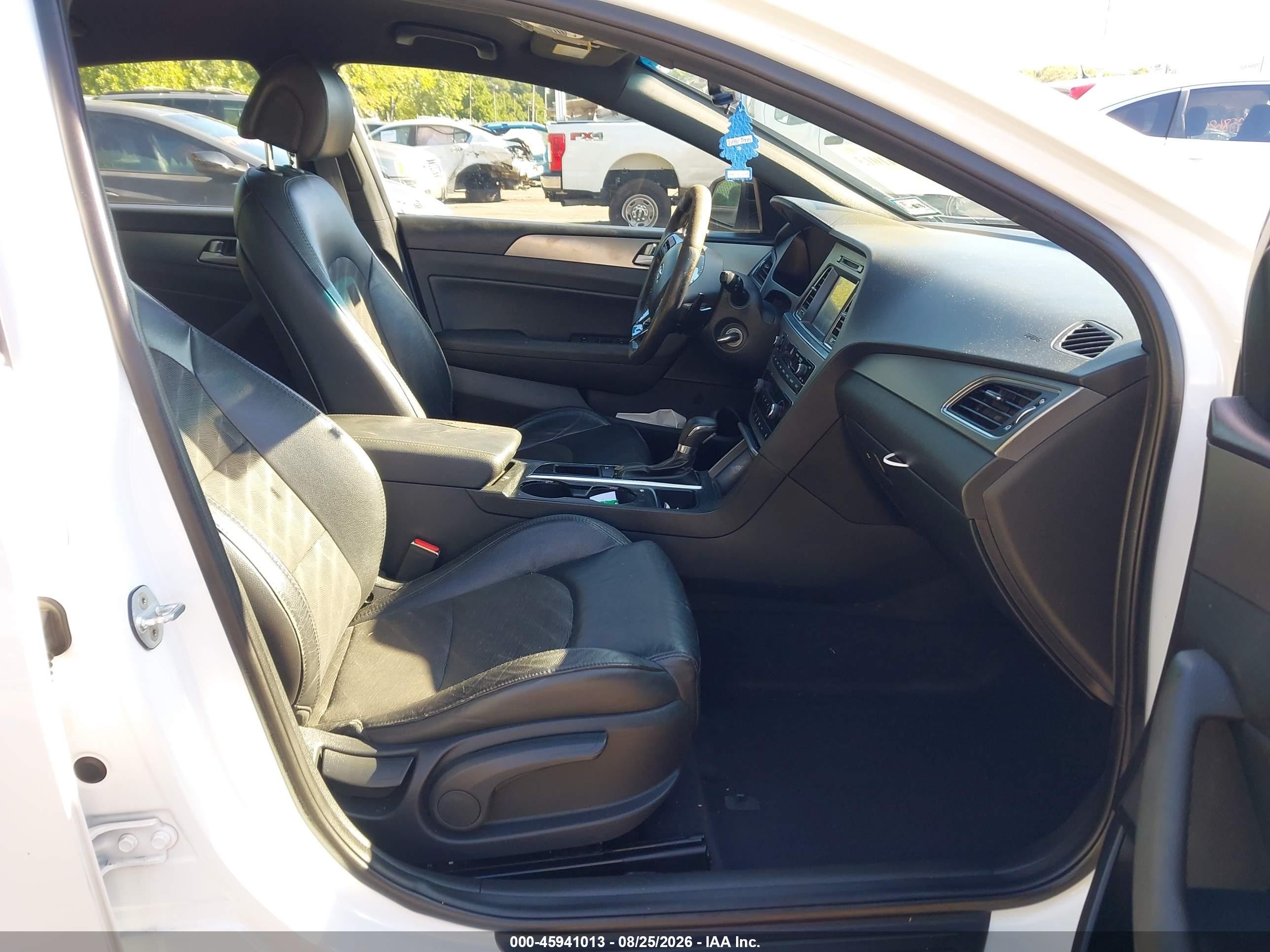 2017 Hyundai Sonata VIN 5NPE34AB5HH531116 IAAI salvage auction — Front & Rear, Salvage (New Jersey), sold $1,200 on 2026-09-18 (photo 5)