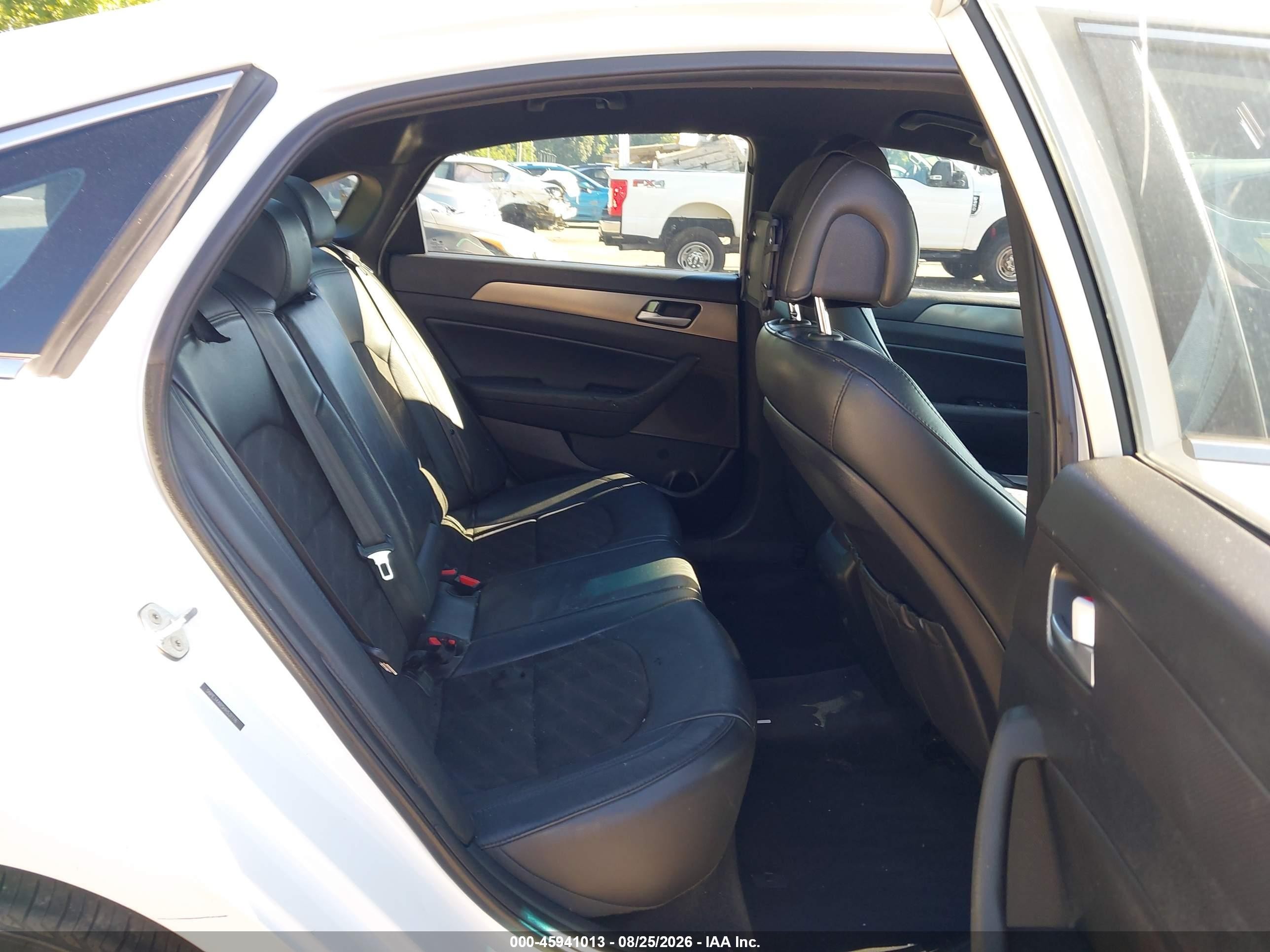 2017 Hyundai Sonata VIN 5NPE34AB5HH531116 IAAI salvage auction — Front & Rear, Salvage (New Jersey), sold $1,200 on 2026-09-18 (photo 8)