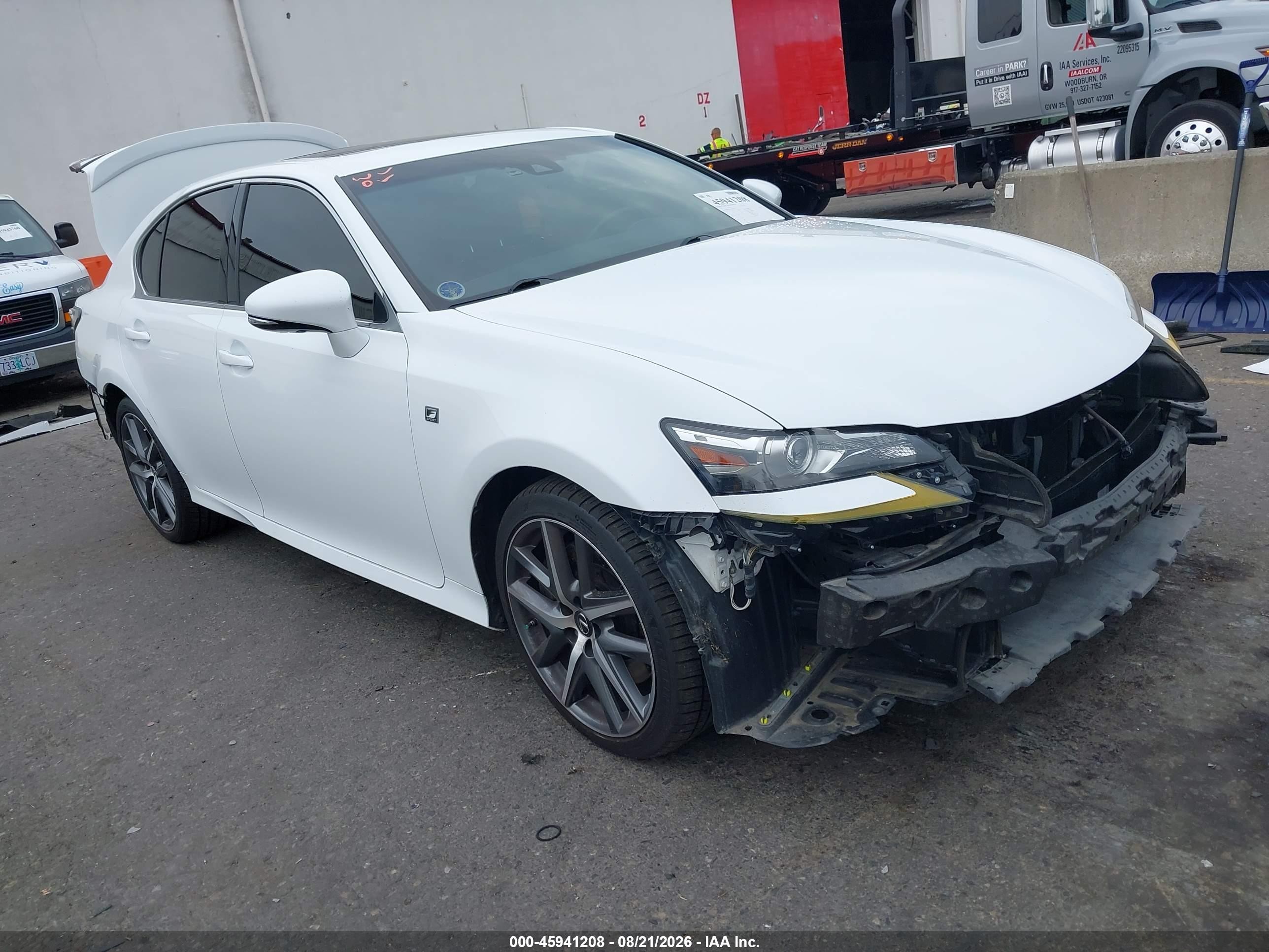 2017 Lexus GS 350 VIN JTHBZ1BLXHA010017 — IAAI salvage auction photo