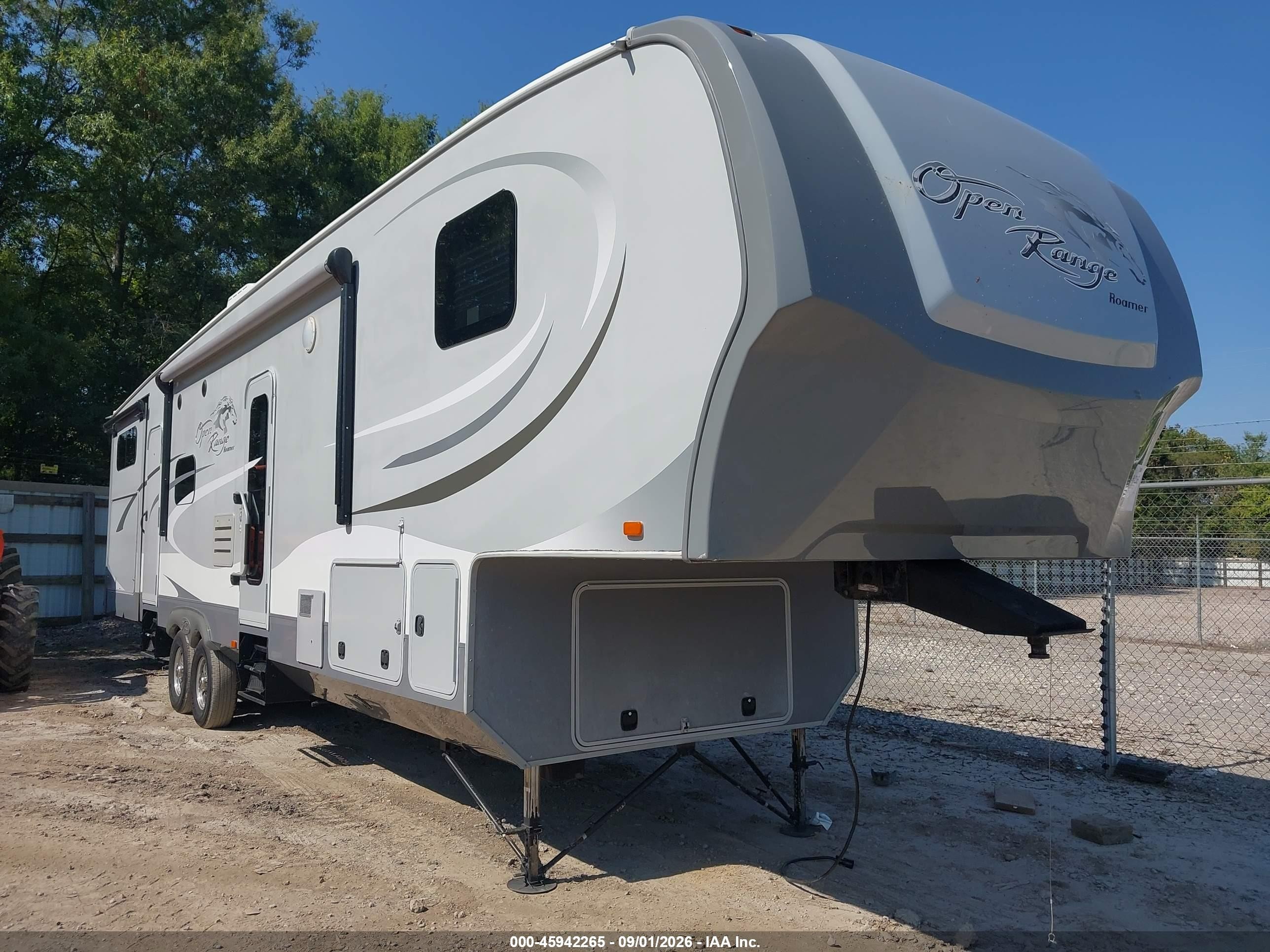 2014 Open Range 5th Wheel VIN 5XMFL3922E5012690 IAAI salvage auction — Undercarriage, Salvage (Tennessee), sold $5,300 on 2026-09-09 (photo 1)