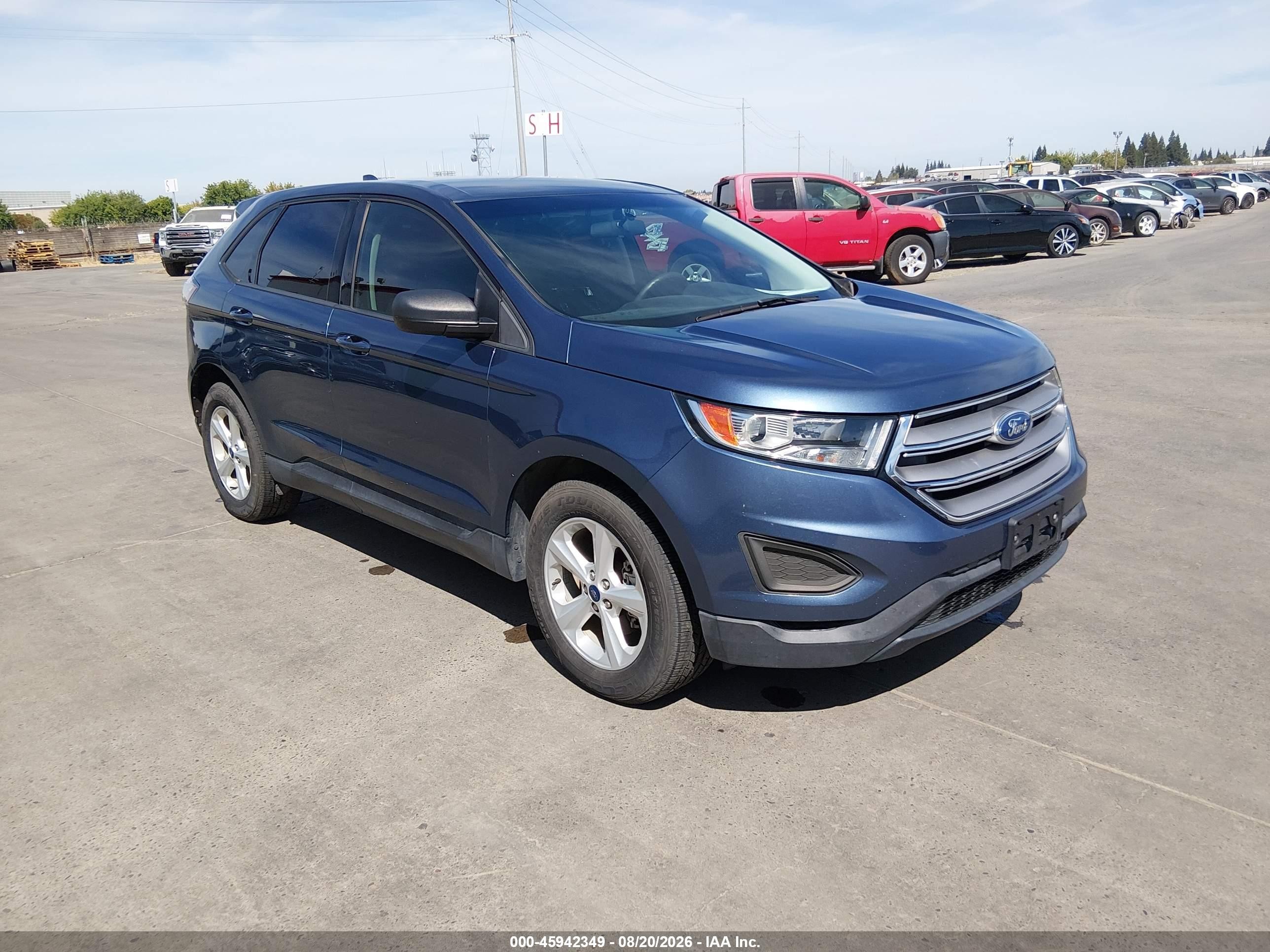 2018 Ford Edge VIN 2FMPK3G99JBB45483 — IAAI salvage auction photo