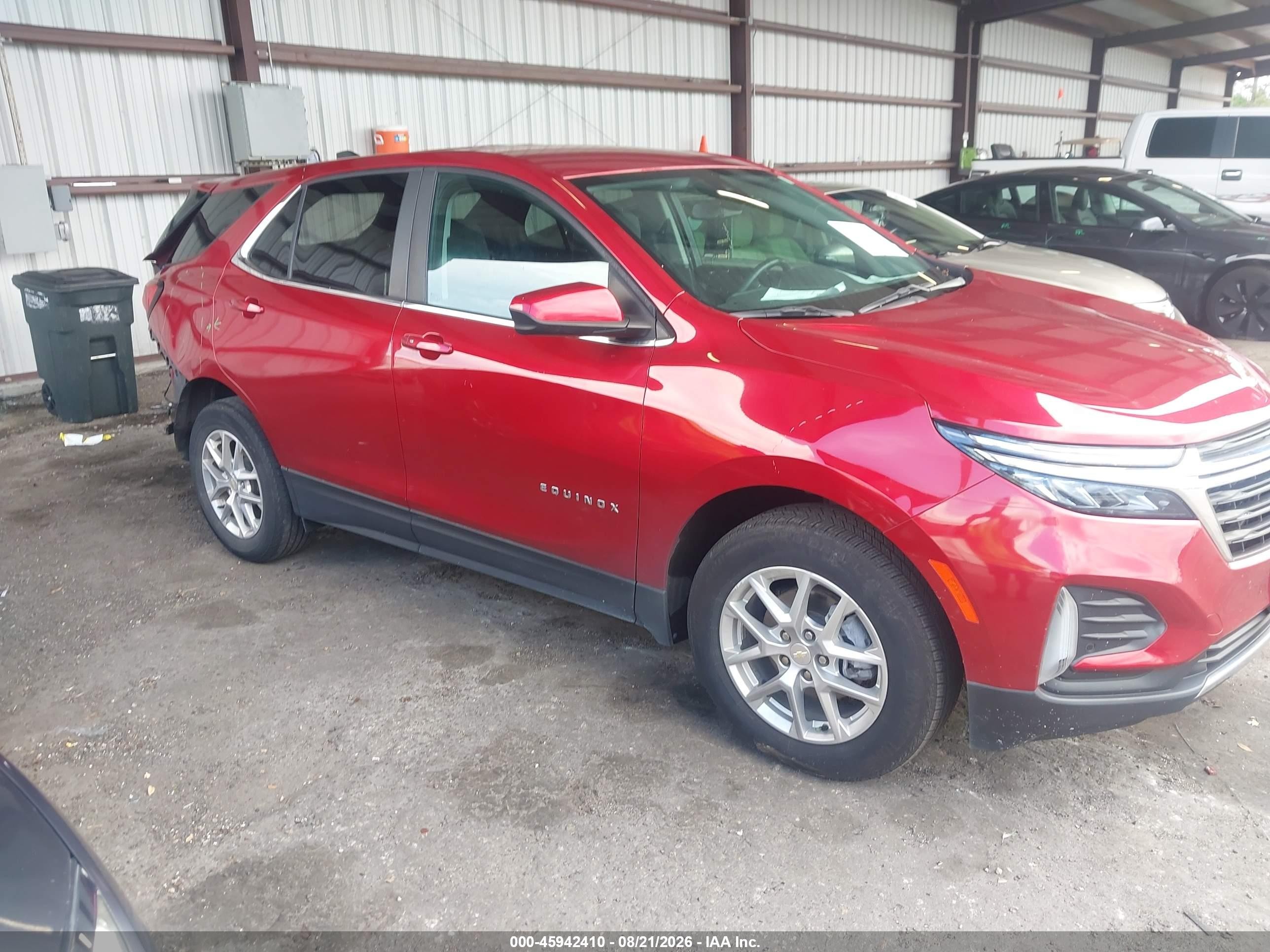 2022 Chevrolet Equinox VIN 3GNAXKEV9NL158418 — IAAI salvage auction photo