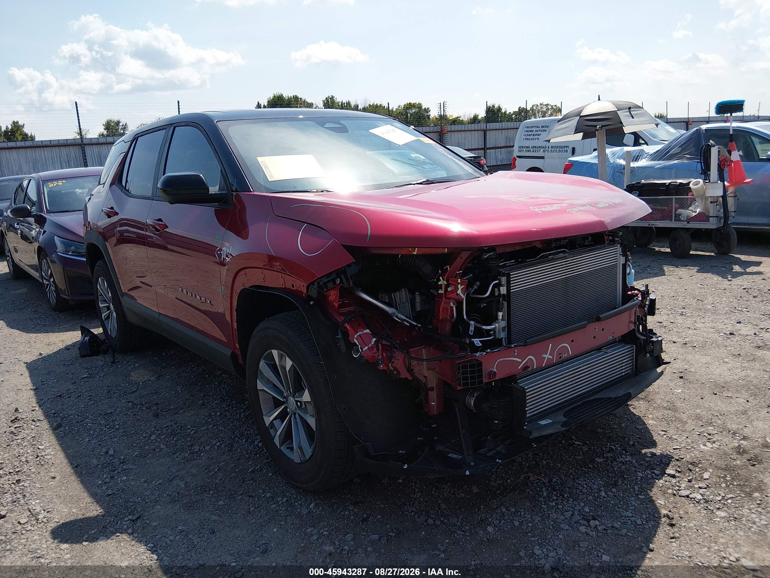2026 Chevrolet Equinox VIN 3GNAXHEG4TL387431 — IAAI salvage auction photo