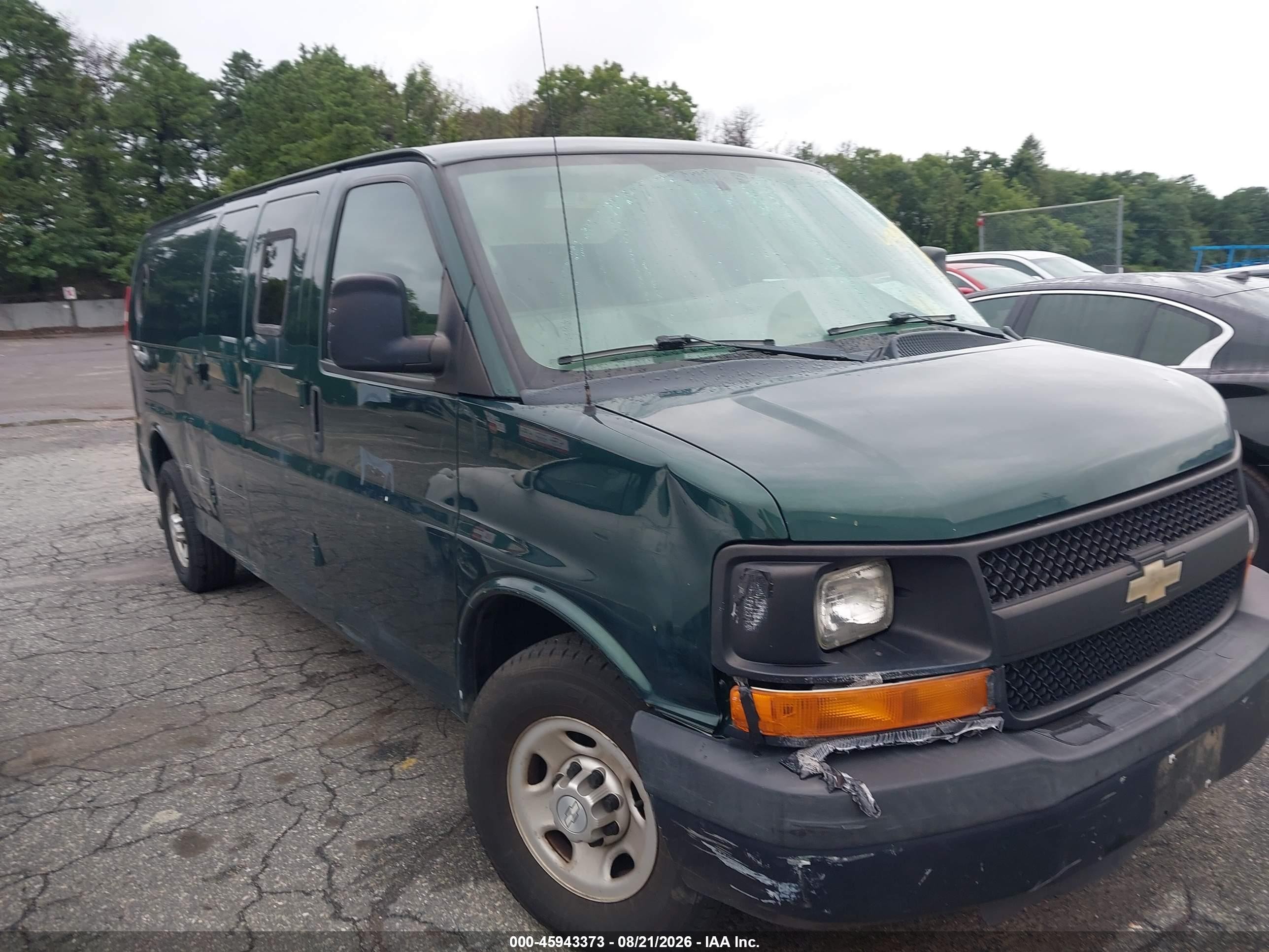 2014 Chevrolet Express 3500 VIN 1GCZGUCBXE1190799 — IAAI salvage auction photo