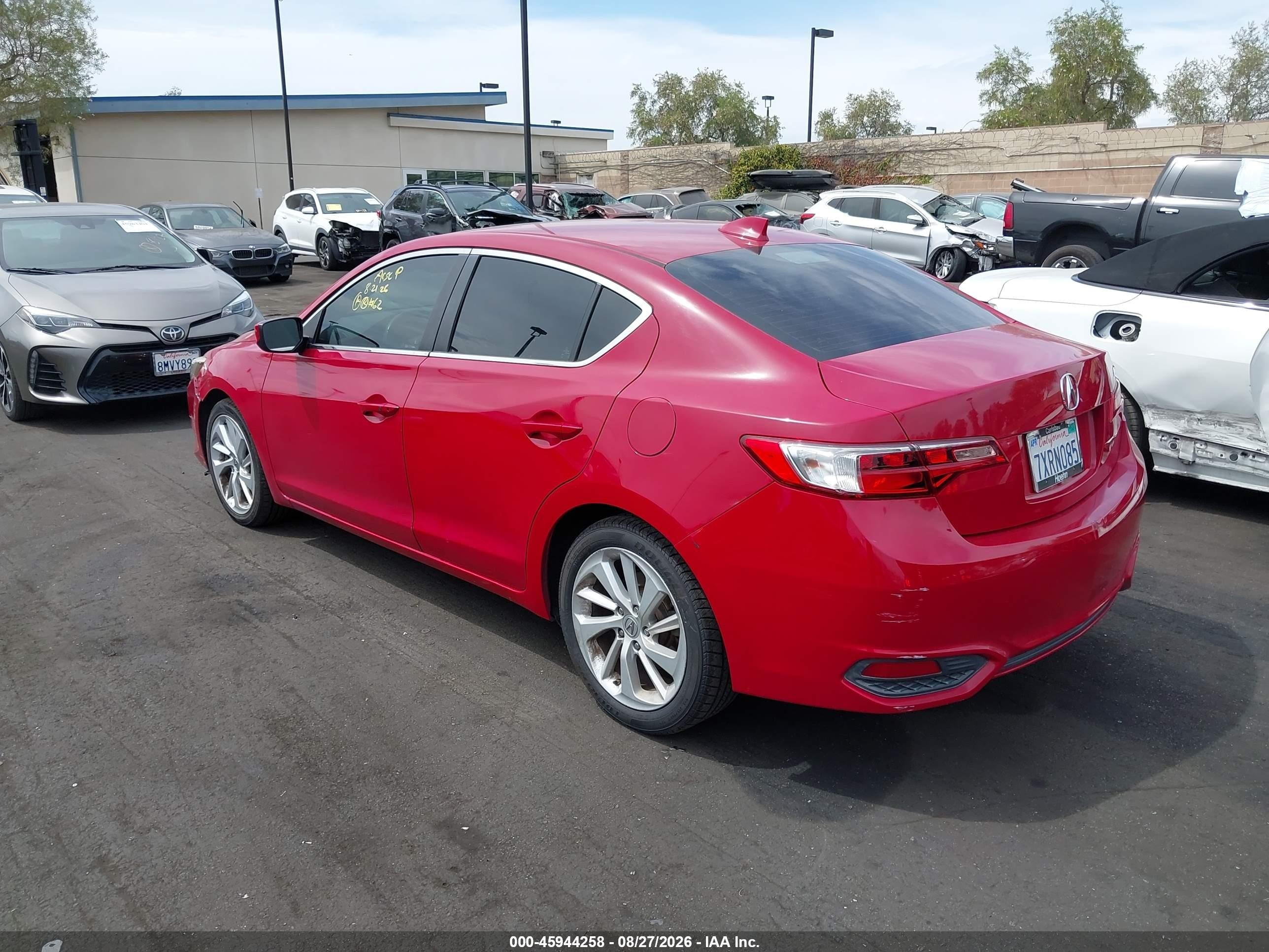 2017 Acura ILX VIN 19UDE2F30HA010146 IAAI salvage auction — Front End, Wait Title, sold $2,750 on 2026-09-20 (photo 3)