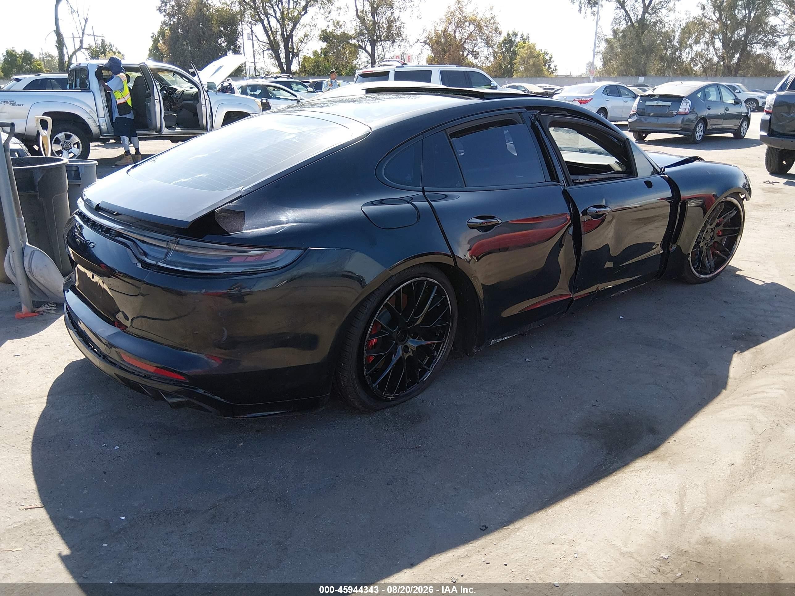 2022 Porsche Panamera VIN WP0AG2A70NL135363 IAAI salvage auction — Front End, Salvage (California), sold $25,900 on 2026-09-08 (photo 4)