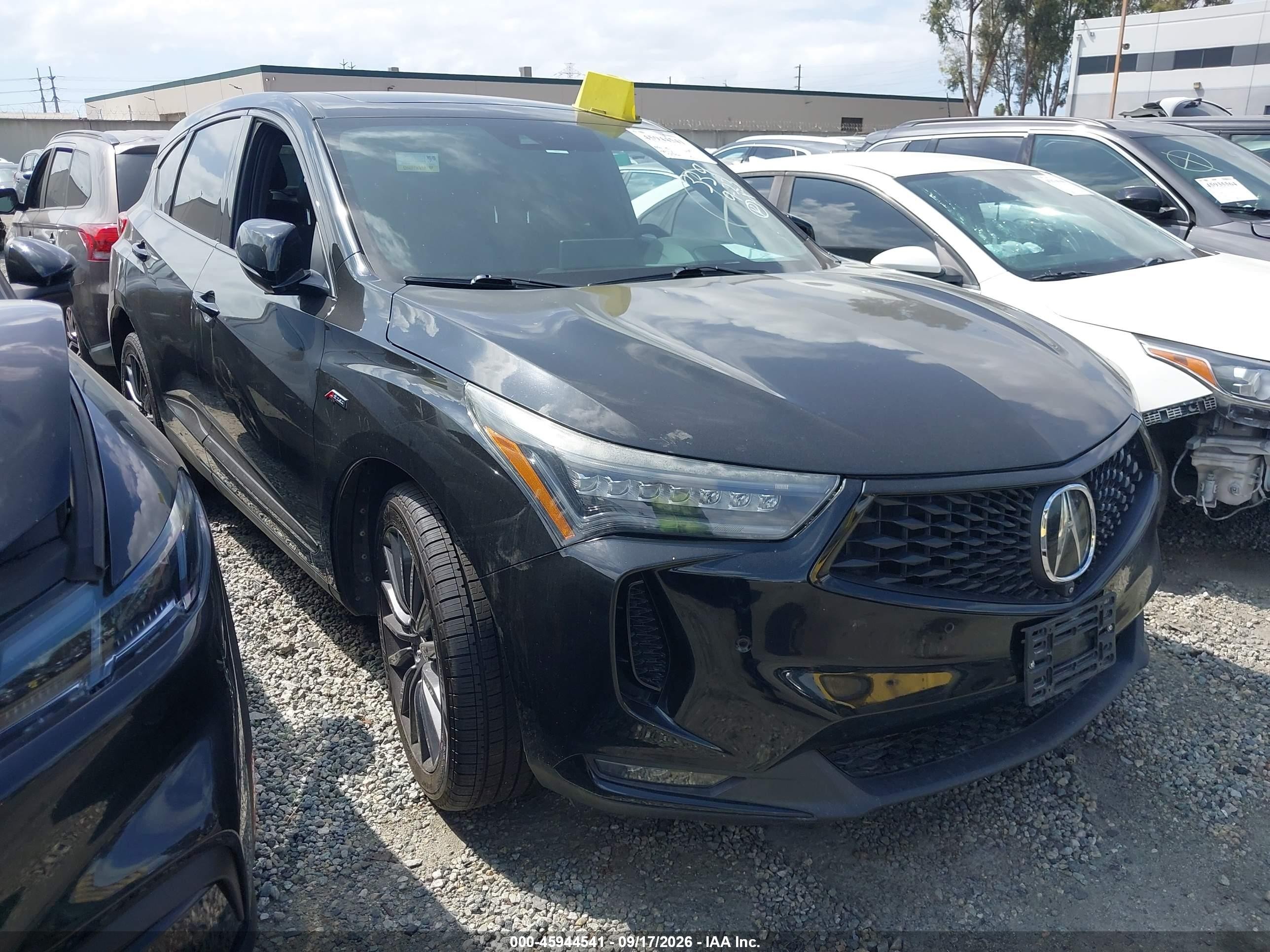 2022 Acura RDX VIN 5J8TC2H8XNL006552 — IAAI salvage auction photo