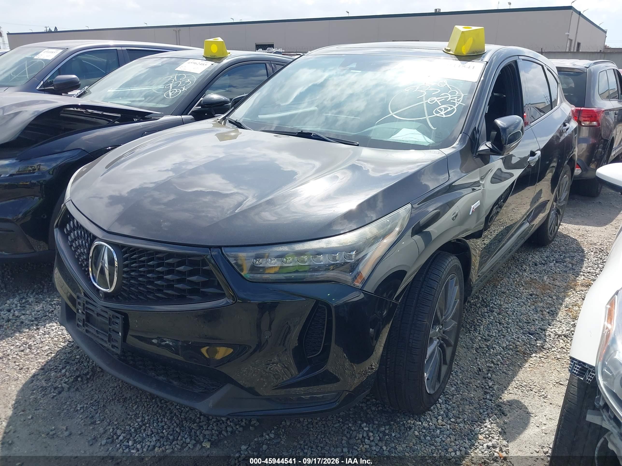2022 Acura RDX VIN 5J8TC2H8XNL006552 IAAI salvage auction — Side, Salvage Certificate (California), sold $10,700 on 2026-09-19 (photo 2)