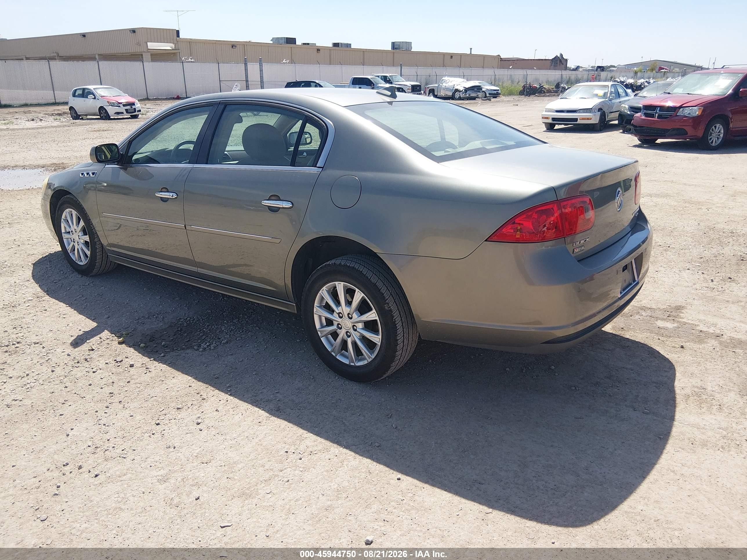 2010 Buick Lucerne VIN 1G4HC5EM8AU132044 IAAI salvage auction — Unknown, Salvage (Kansas), sold $1,300 on 2026-09-11 (photo 3)