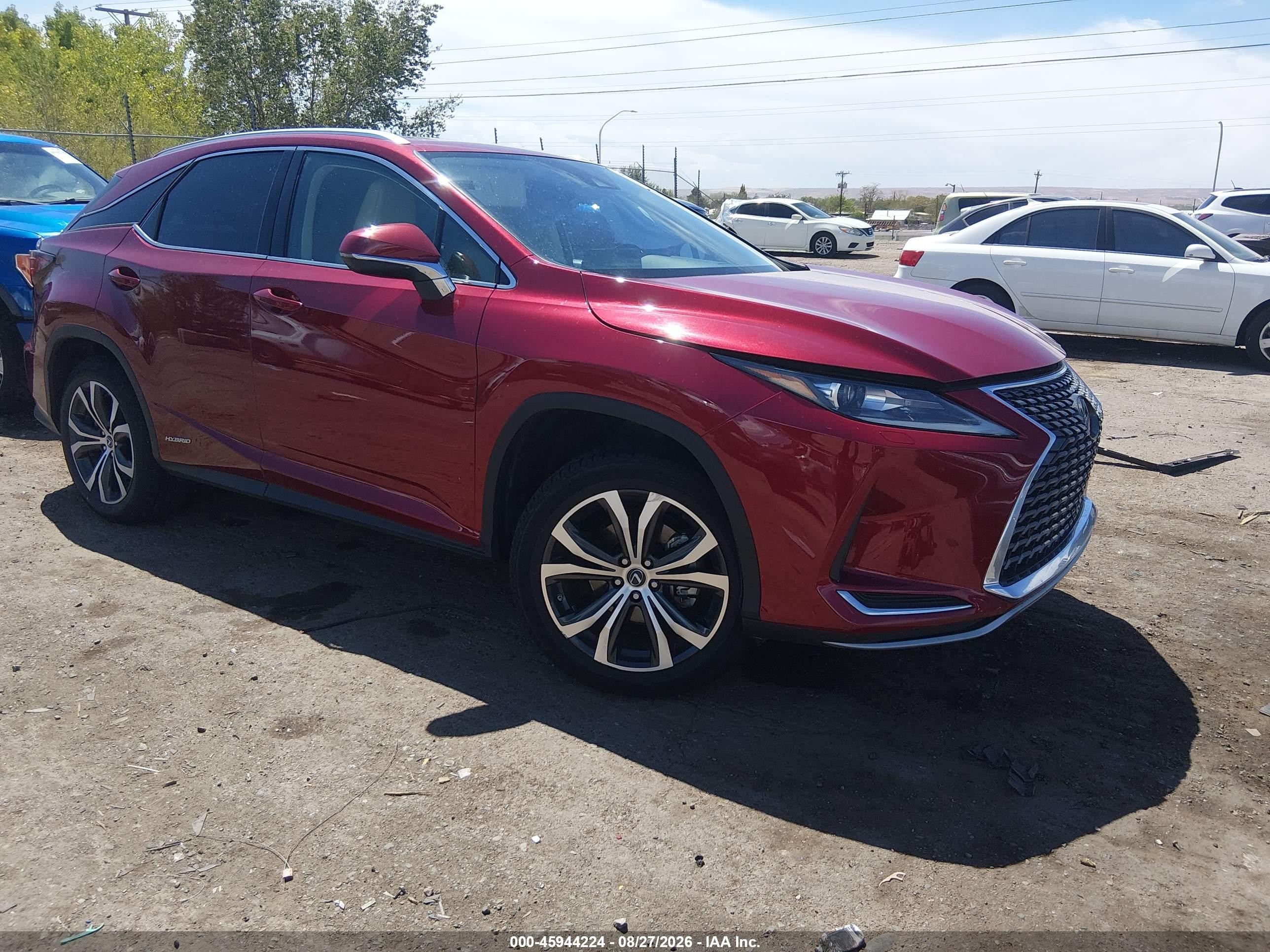 2021 Lexus RX 450h VIN 2T2HGMDA7MC061359 — IAAI salvage auction photo