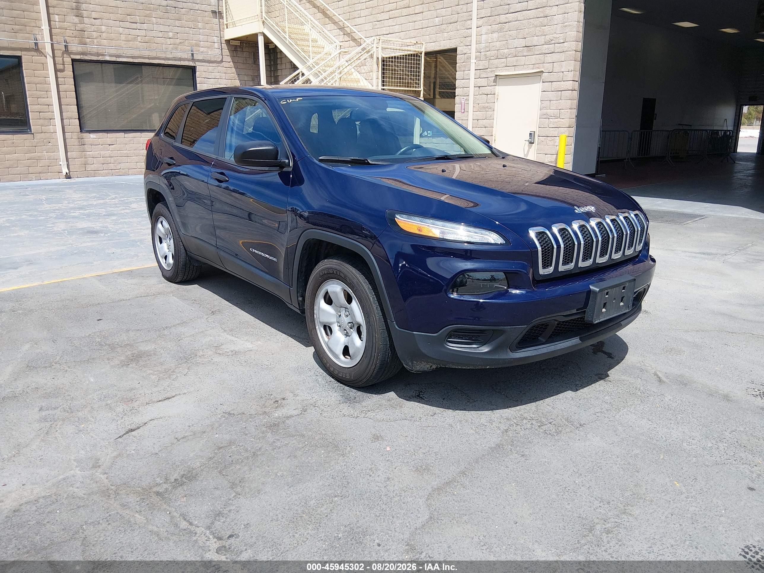 2016 Jeep Cherokee VIN 1C4PJMAB0GW337391 — IAAI salvage auction photo