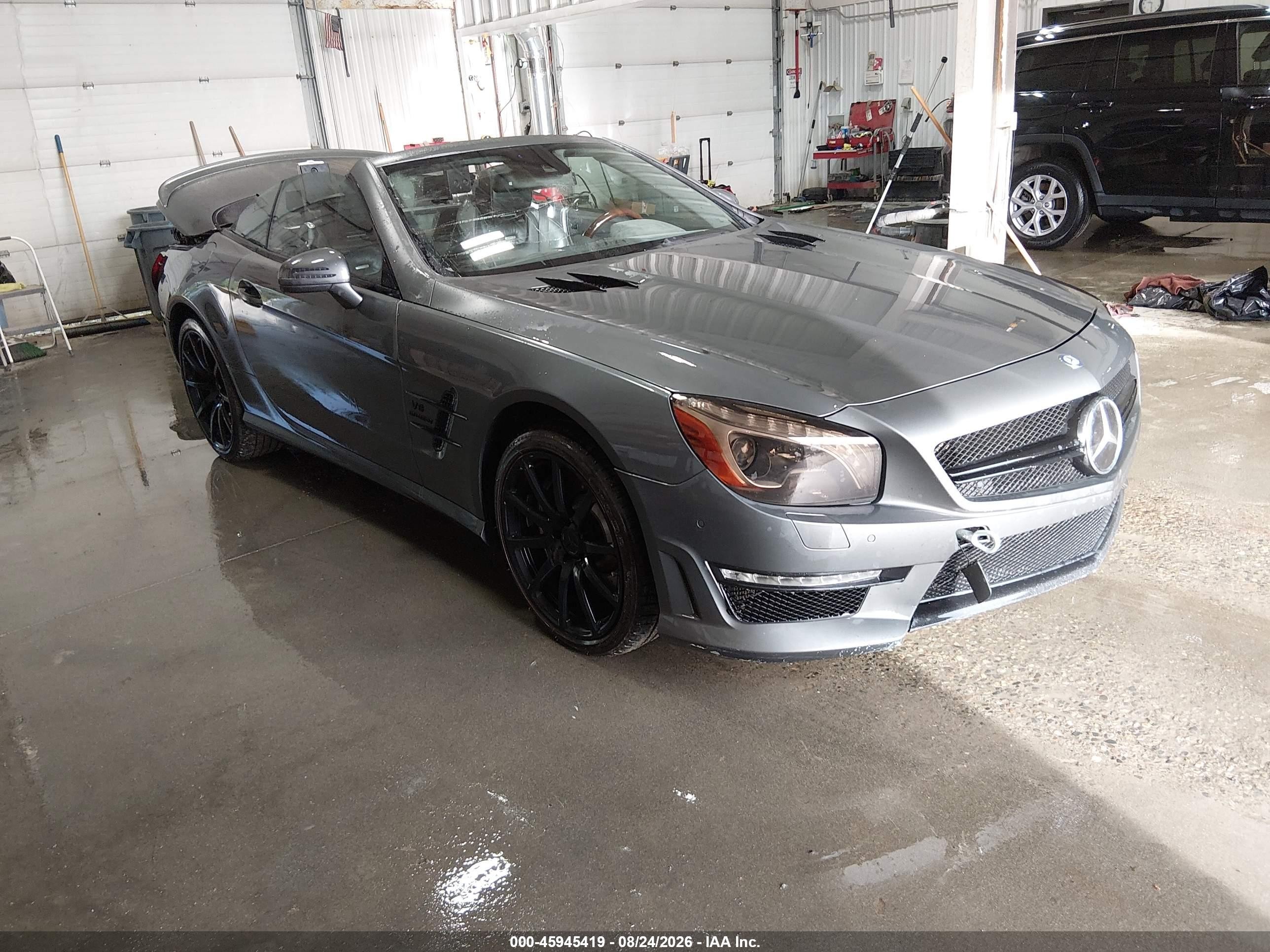 2013 Mercedes-Benz SL-Class VIN WDDJK7EA2DF014046 — IAAI salvage auction photo