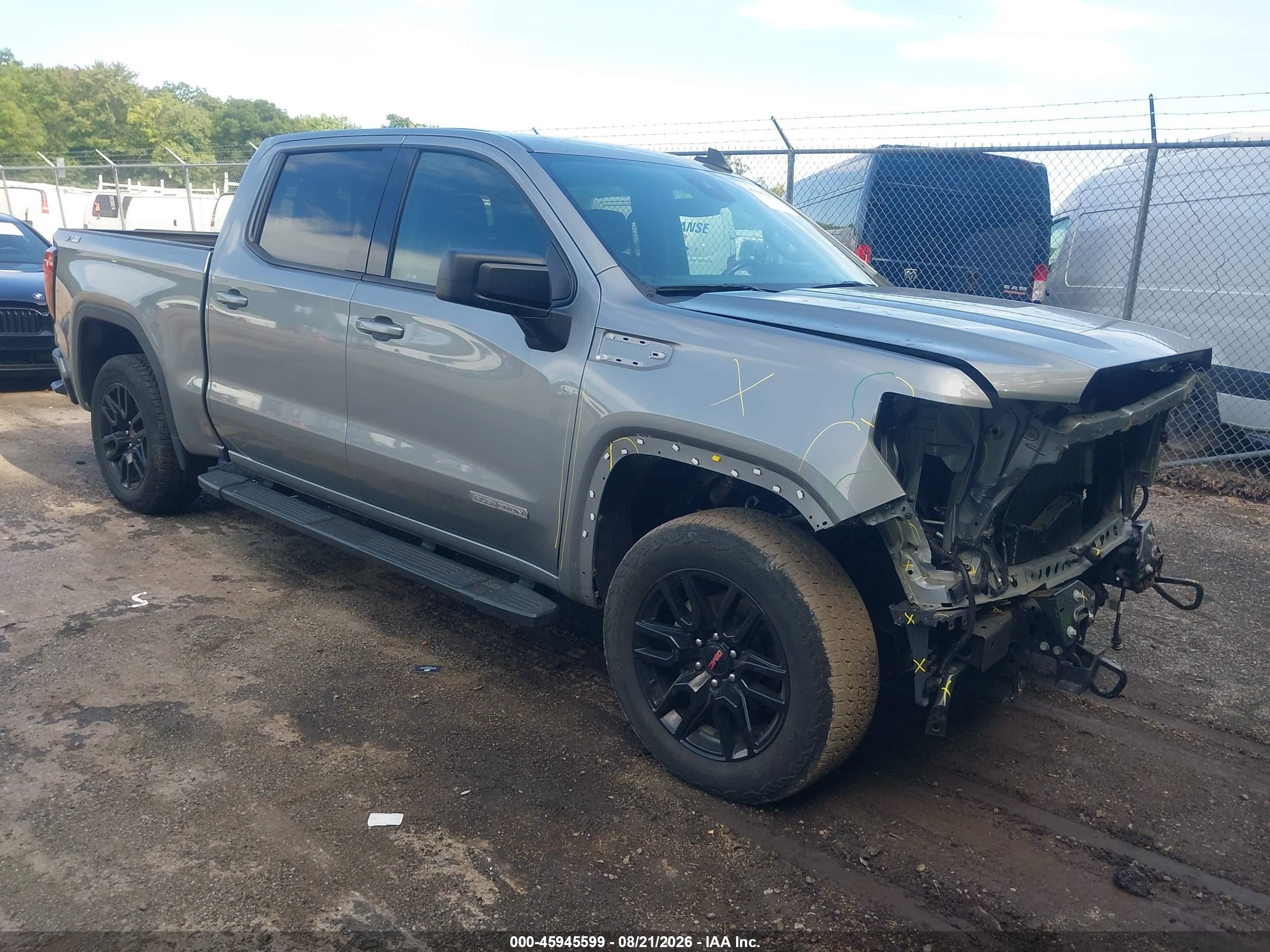 2023 GMC Sierra 1500 VIN 3GTUUCE84PG341543 — IAAI salvage auction photo