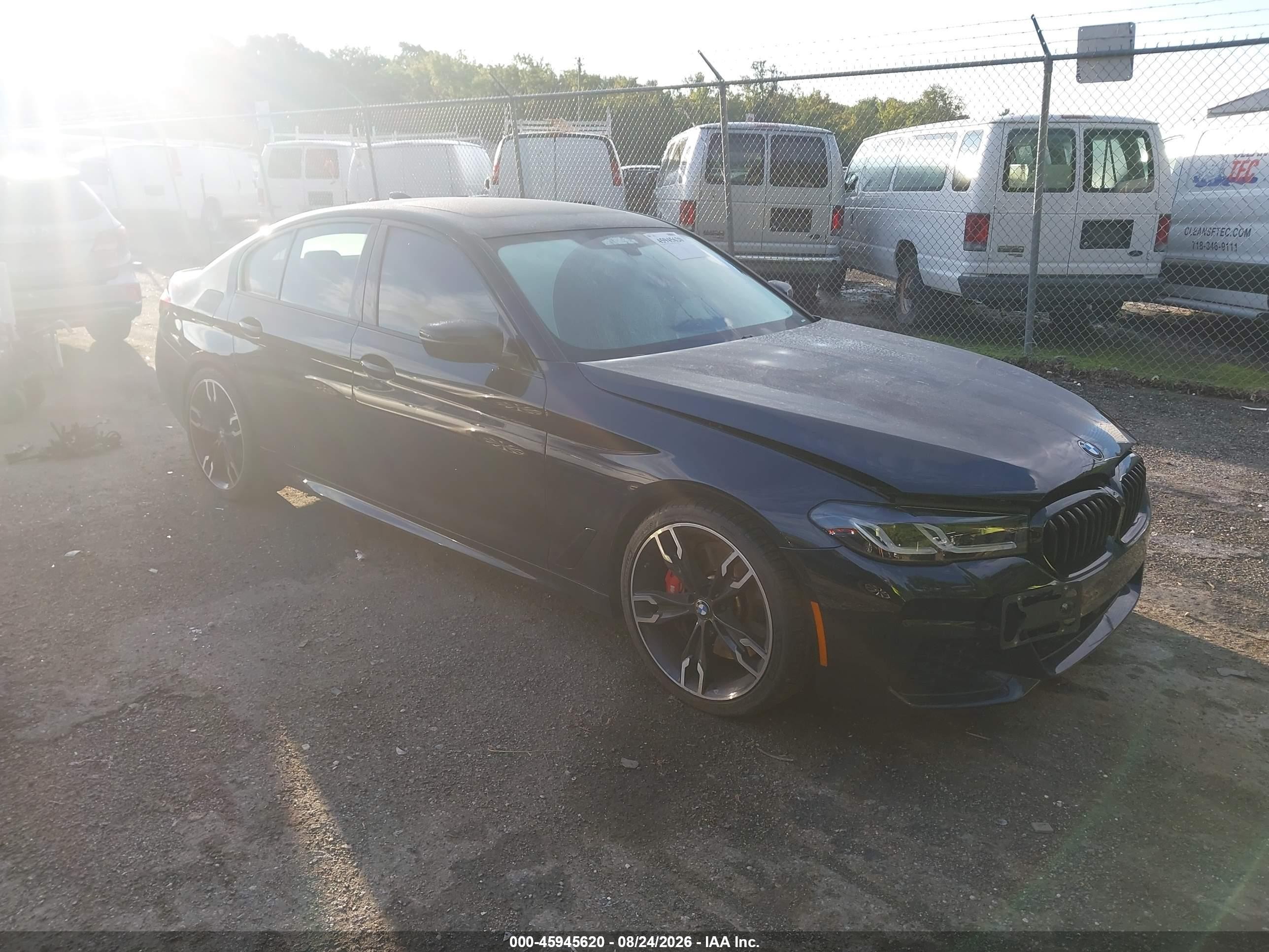 2022 BMW M550i xDrive VIN WBA13BK08NCL04264 — IAAI salvage auction photo
