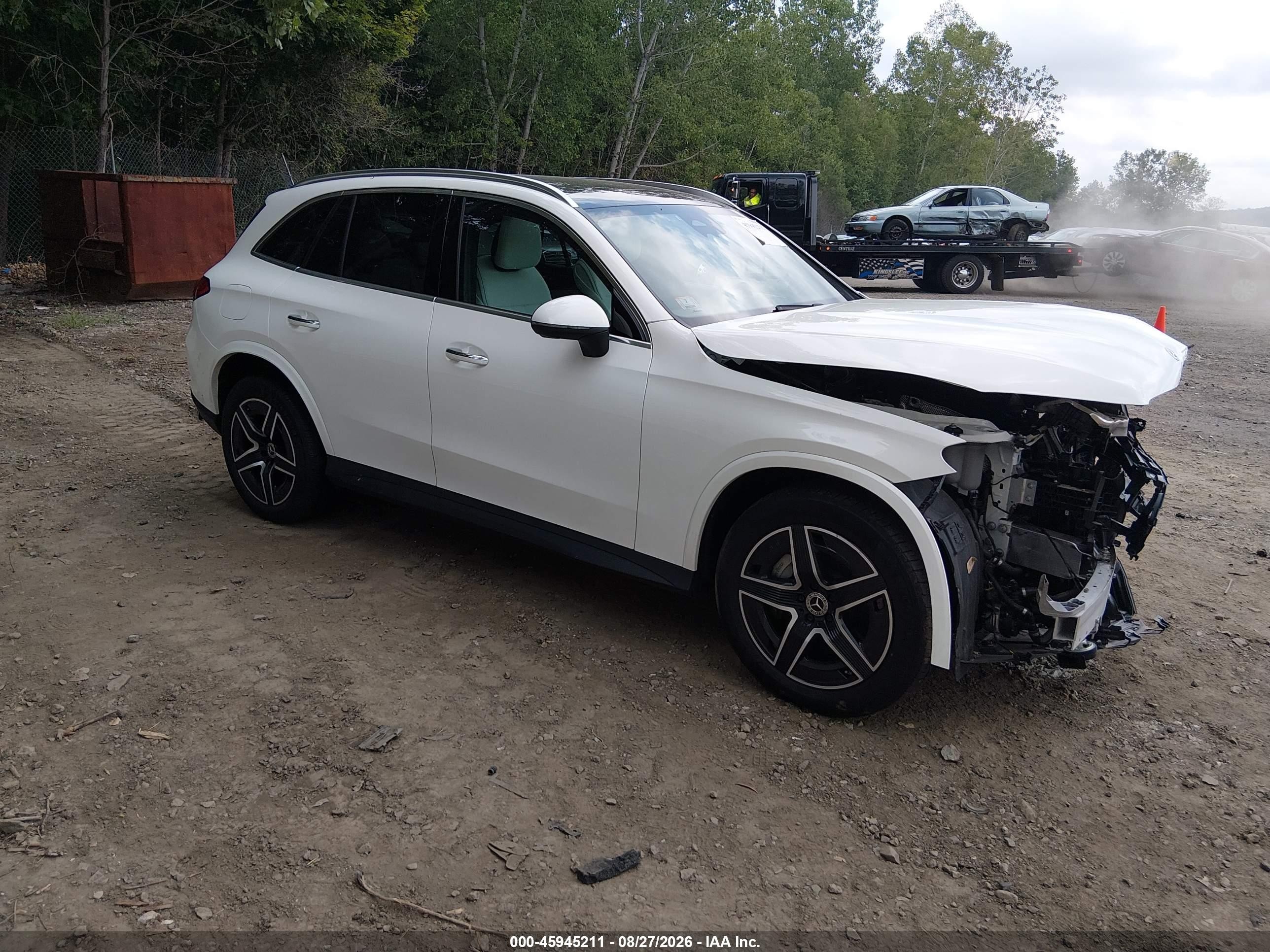 2024 Mercedes-Benz GLC-Class VIN W1NKM4HB7RF222127 — IAAI salvage auction photo