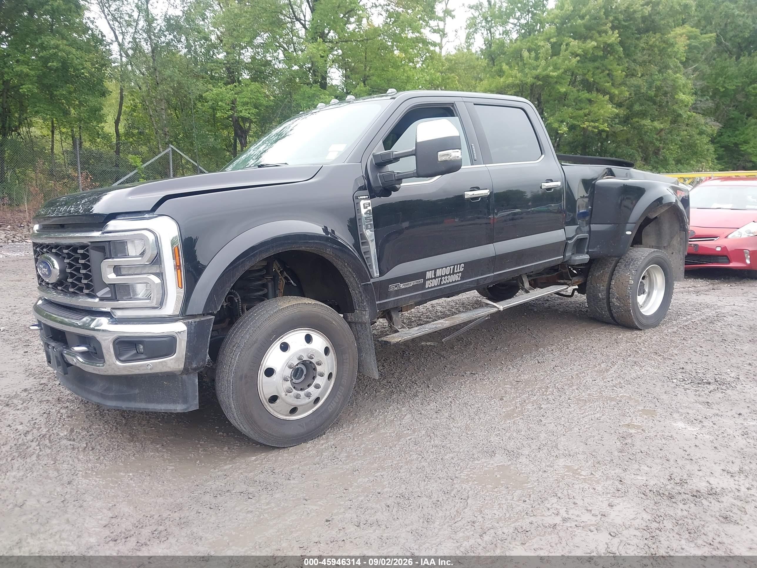 2024 Ford F450 VIN 1FT8W4DT5REC07030 IAAI salvage auction — Rear End, Mv-907A (New York), sold $28,500 on 2026-09-28 (photo 2)